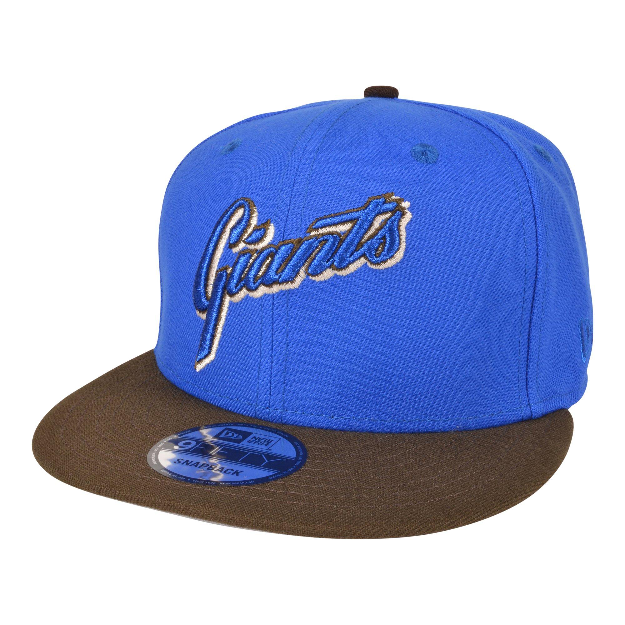 New Era San Francisco Giants 9FIFTY Royal Crown Snapback Hat - Blue/Brown - BLUE