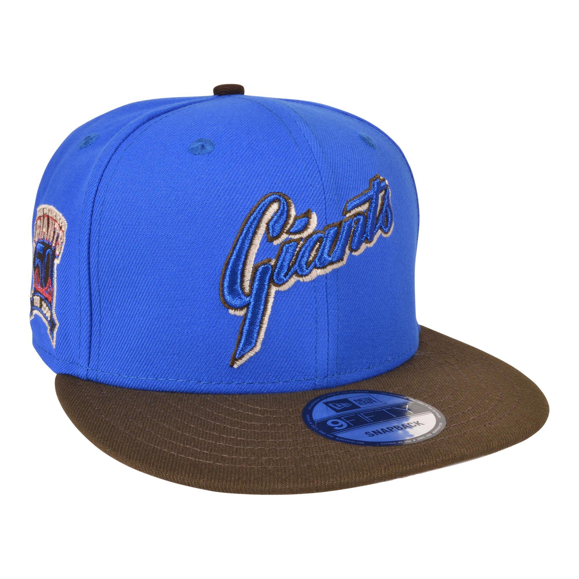 Men's New Era San Francisco Giants 9FIFTY Royal Crown Blue/Brown Snapback Hat