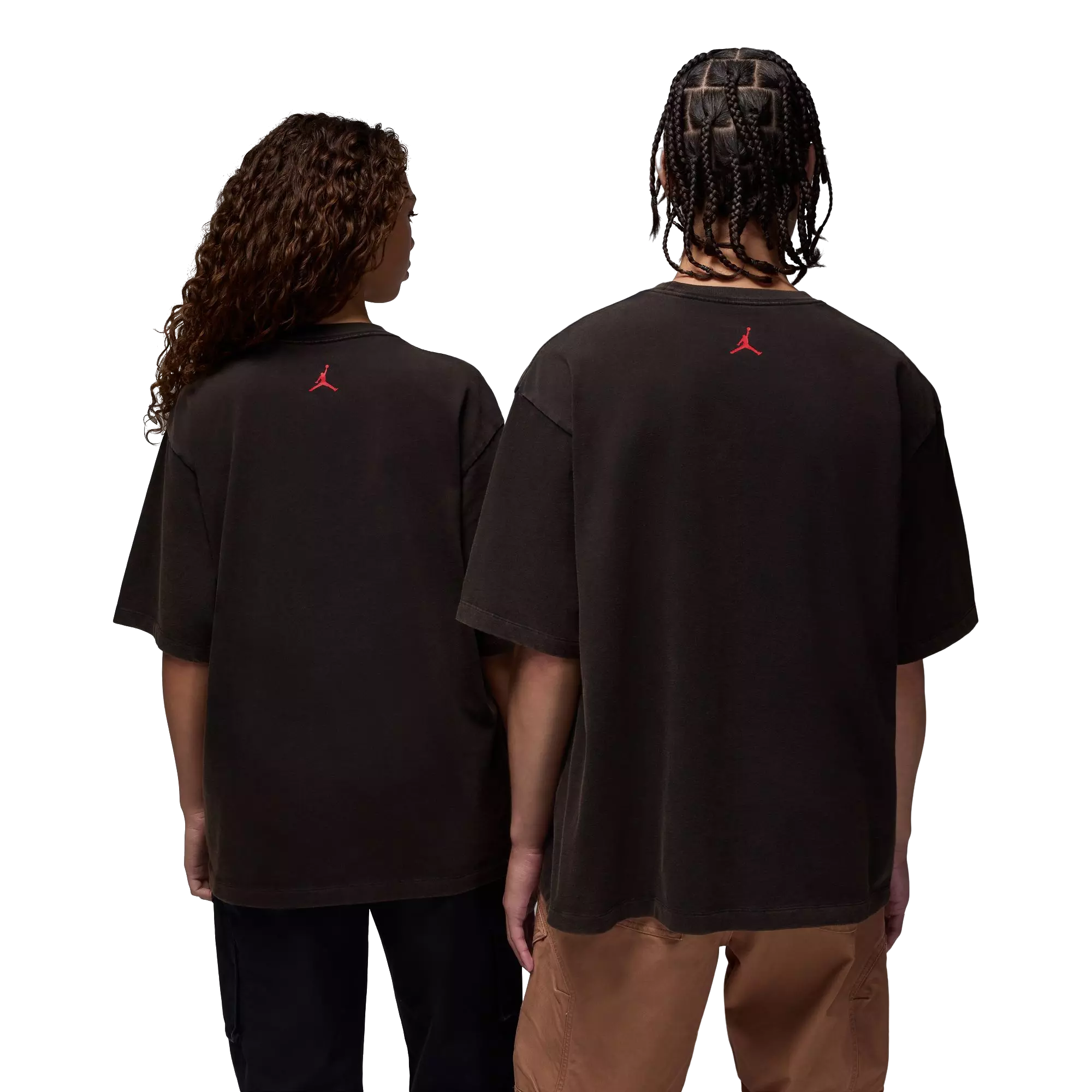 Jordan Men's Flight Essentials MJ Oversized Tee - Black - BLACK