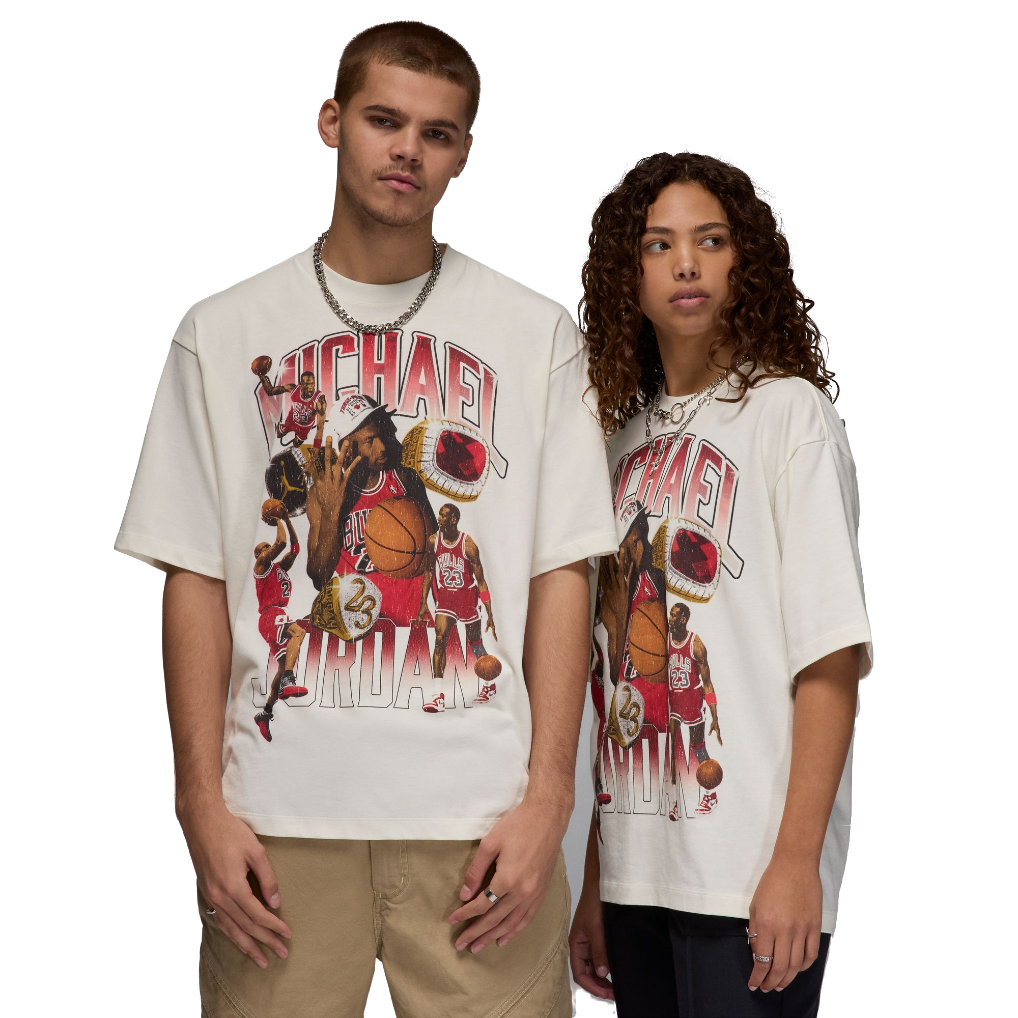 Jordan Men's Flight Essentials Oversized Tee - Sail - SAIL Thumbnail View 1