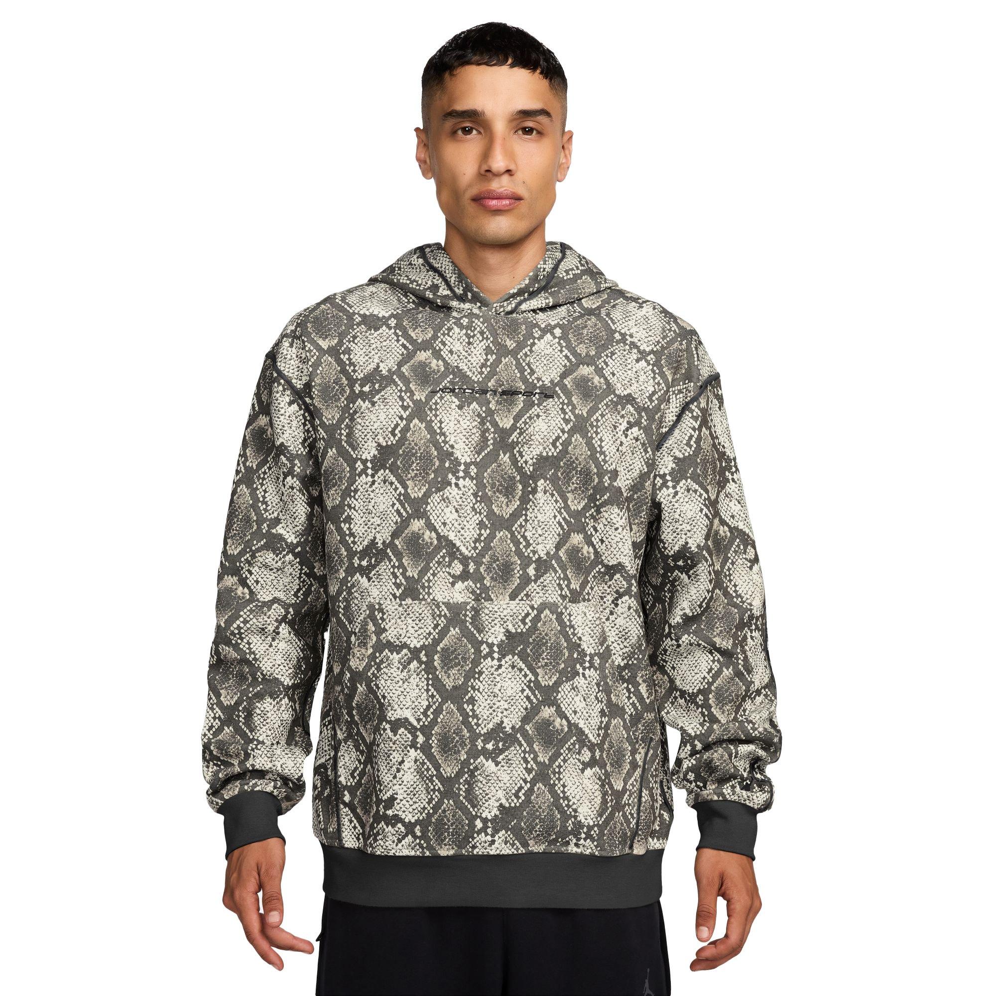 Jordan Men's Sport Dri-FIT Printed Fleece Pullover Hoodie