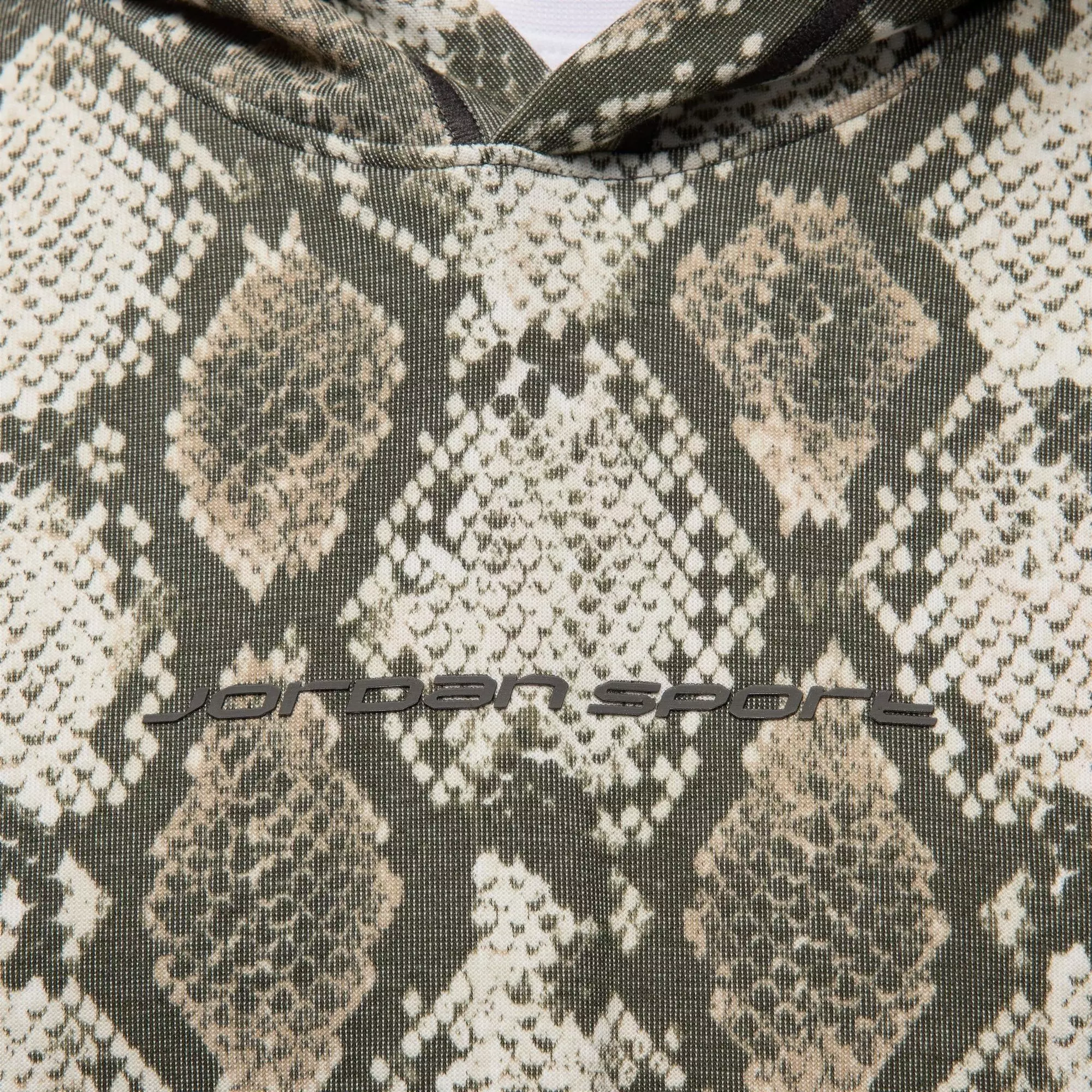 Jordan Men's Sport Dri-FIT Printed Fleece Pullover Hoodie - SAIL