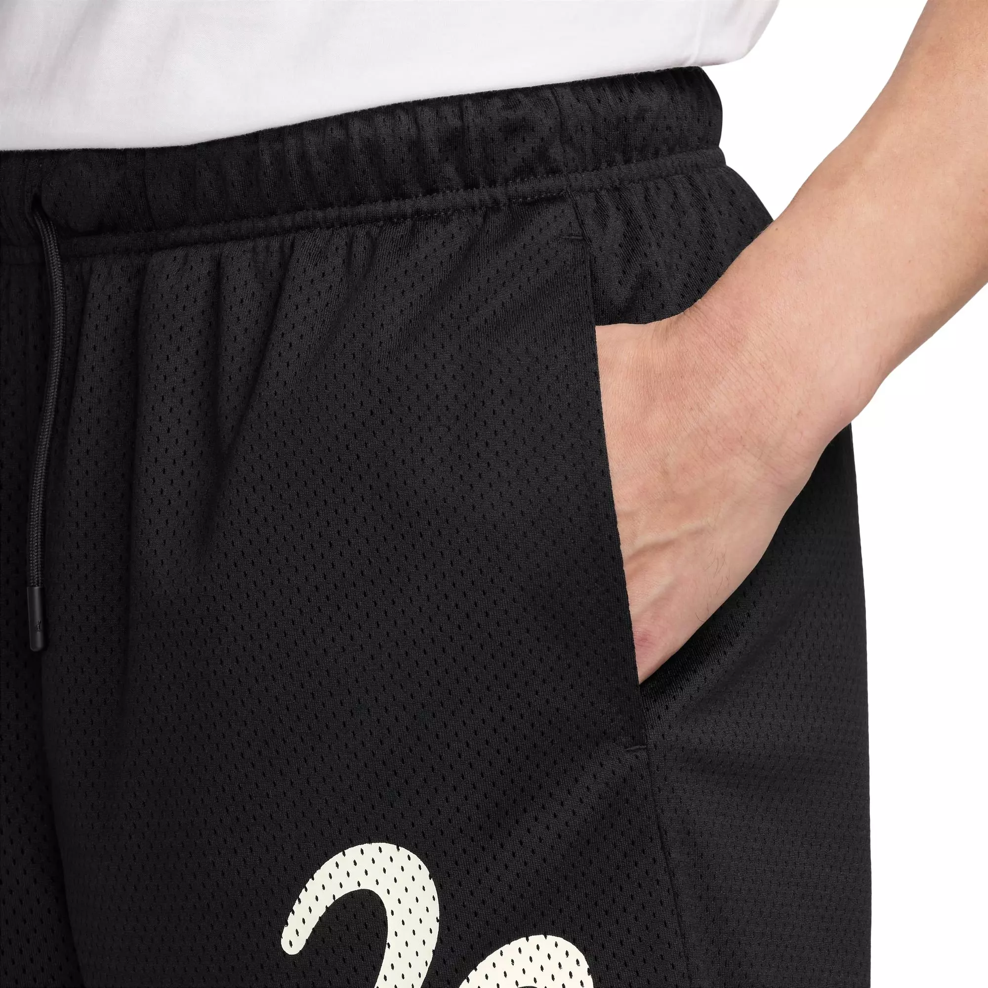 Jordan Men's MVP Mesh Shorts-Black - BLACK
