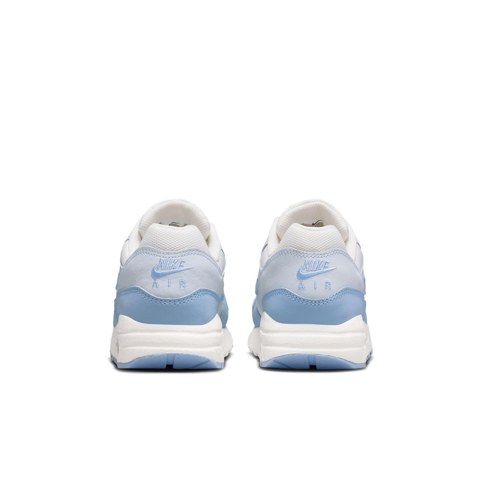 Nike Air Max 1 Preschool Girls' "Sail/Psychic Blue/Blue Tint" Shoe