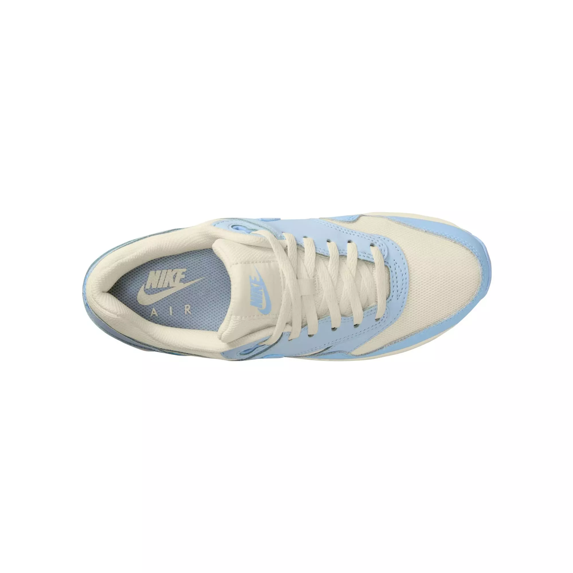 Nike Air Max 1 "Sail/Psychic Blue/Blue Tint" Preschool Girls' Shoe - BLUE/WHITE