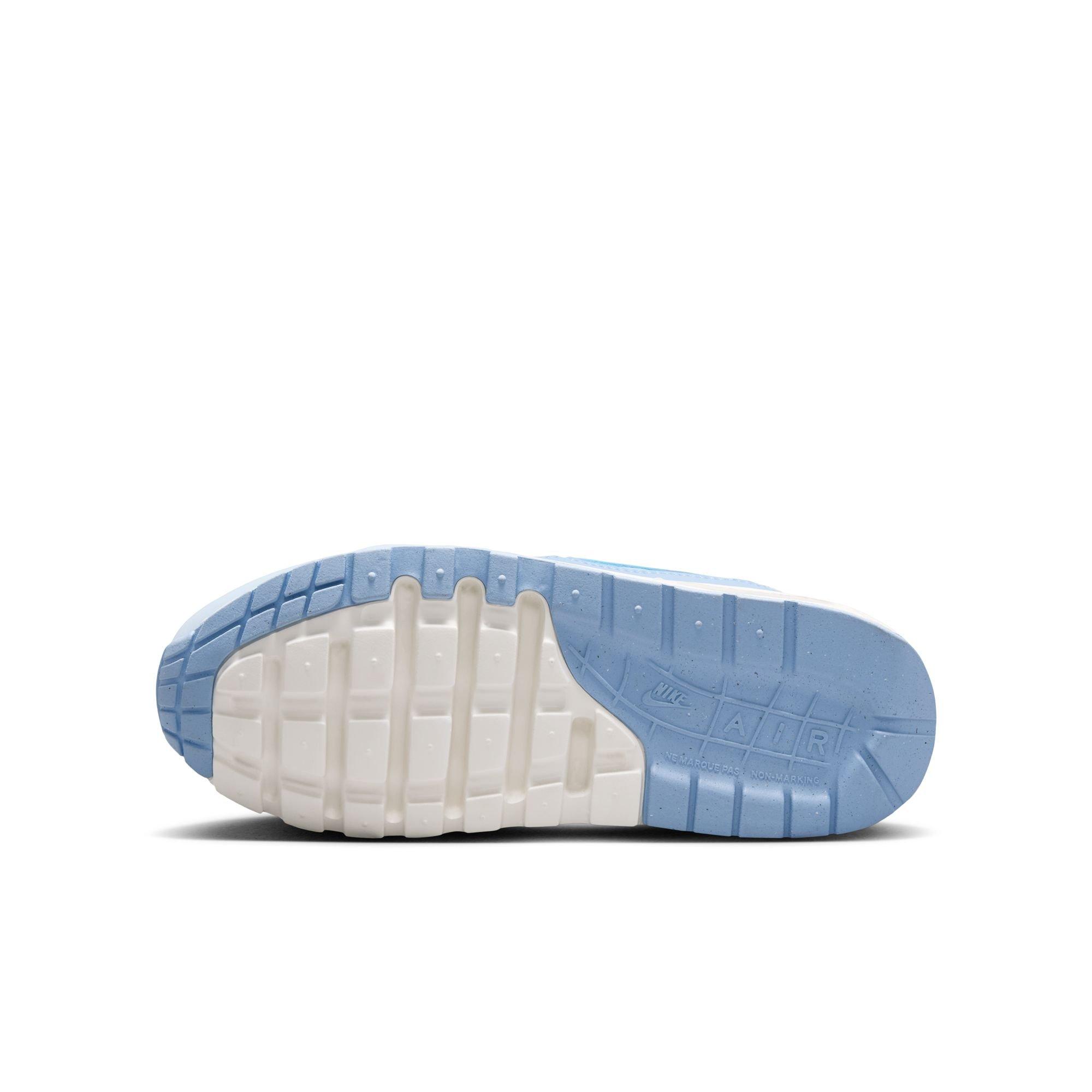 Nike Air Max 1 Preschool Girls' "Sail/Psychic Blue/Blue Tint" Shoe