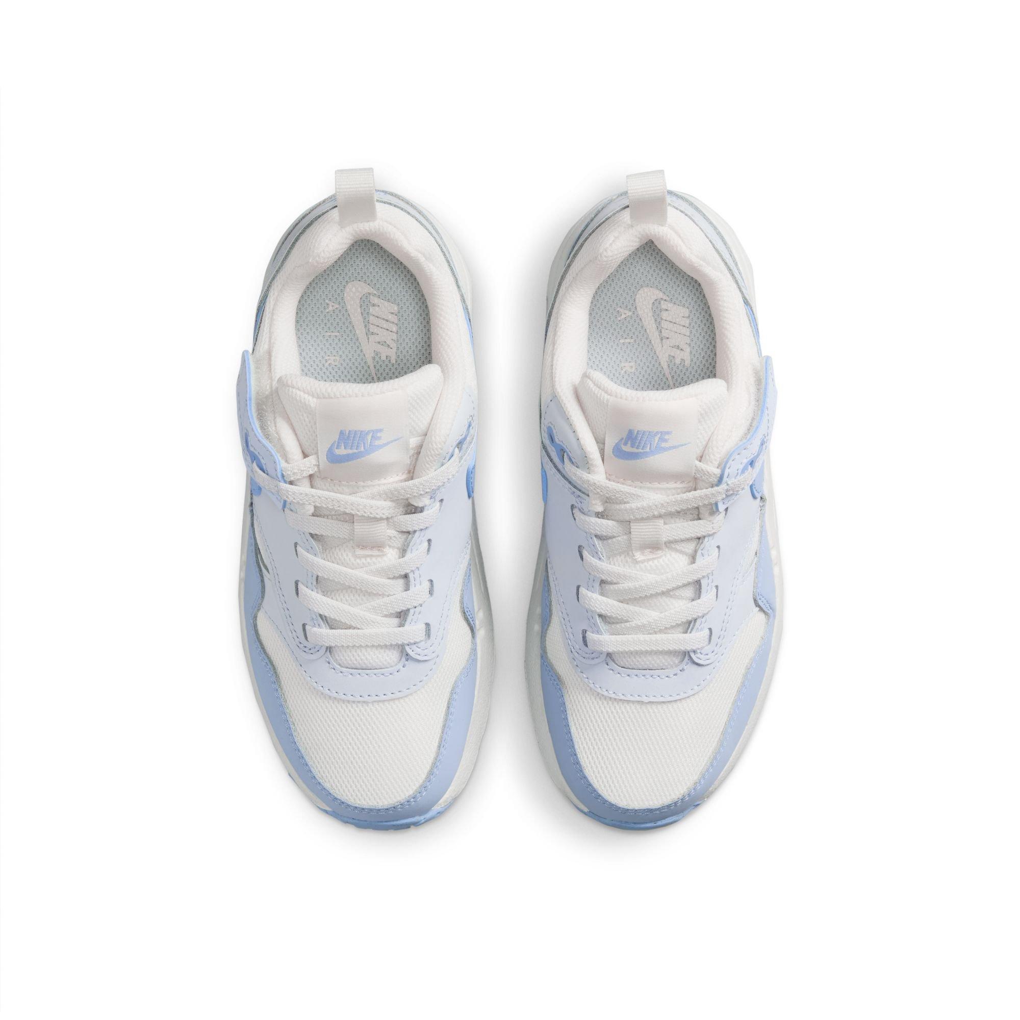 Nike Air Max 1 EasyOn Preschool Girls'  "Sail/Psychic Blue/Blue Tint" Shoe