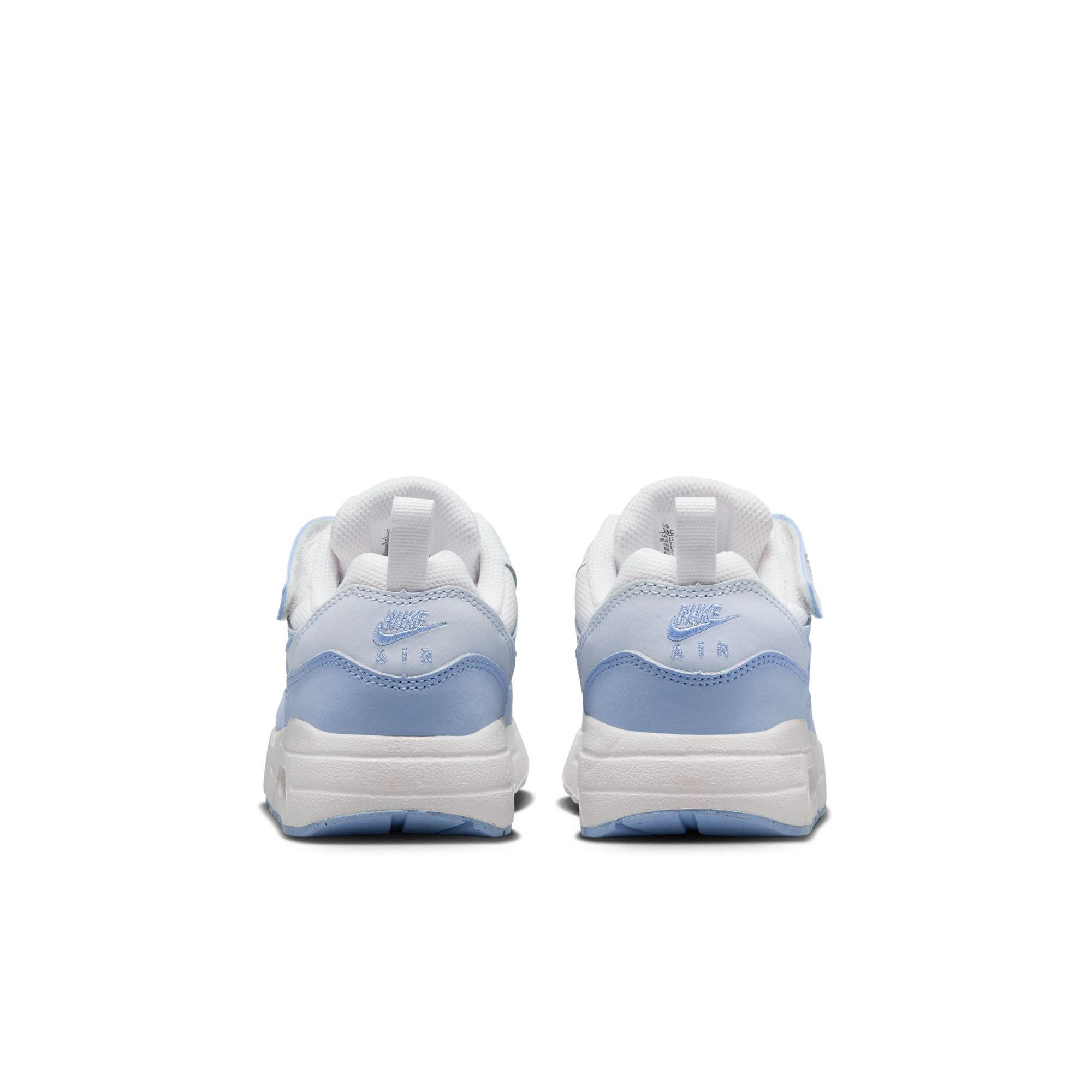 Nike Air Max 1 EasyOn Preschool Girls'  "Sail/Psychic Blue/Blue Tint" Shoe