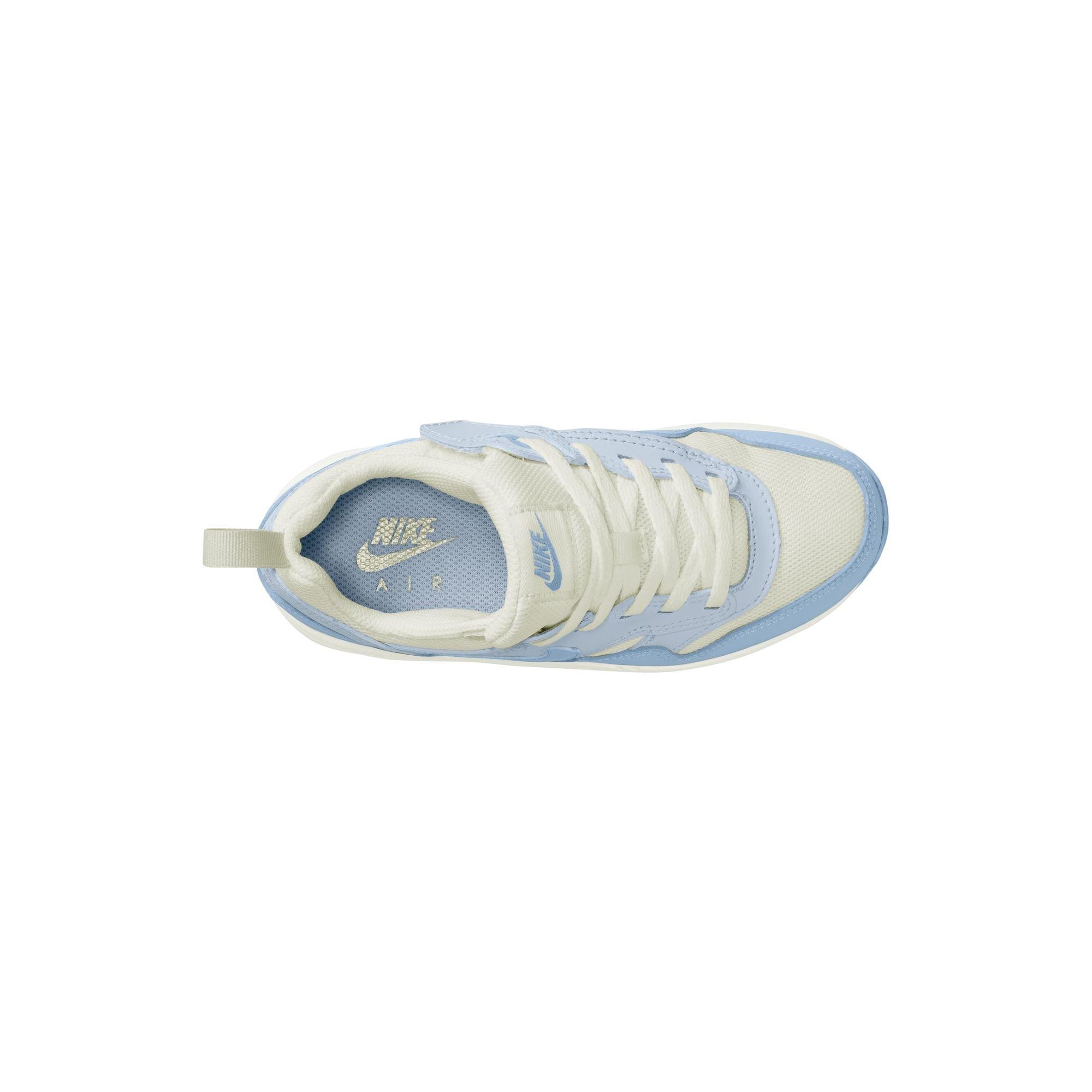 Nike Air Max 1 EasyOn Preschool Girls'  "Sail/Psychic Blue/Blue Tint" Shoe