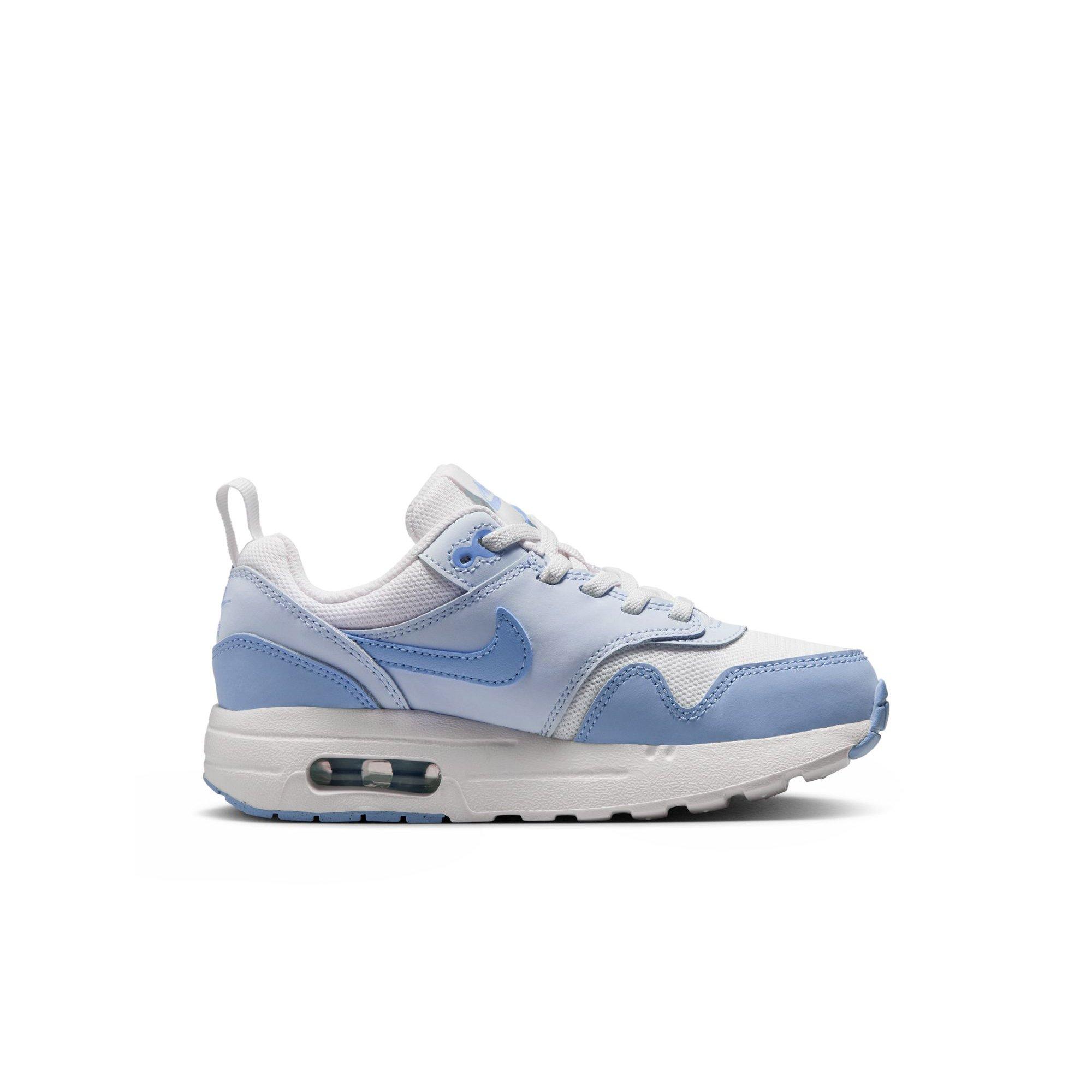 Nike Air Max 1 EasyOn Preschool Girls'  "Sail/Psychic Blue/Blue Tint" Shoe