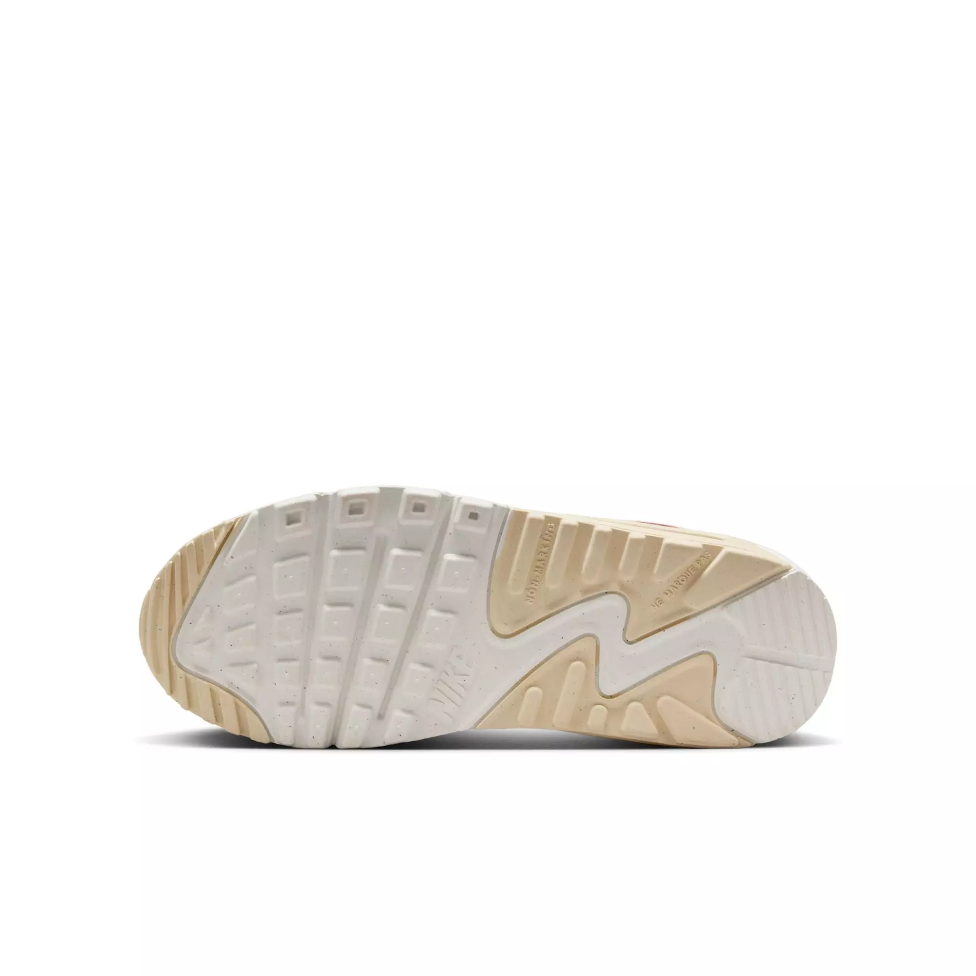 Nike Air Max 90 "Phantom/Dark Team Red/Echo Pink/Sail" Preschool Girls' Shoe - PINK/RED