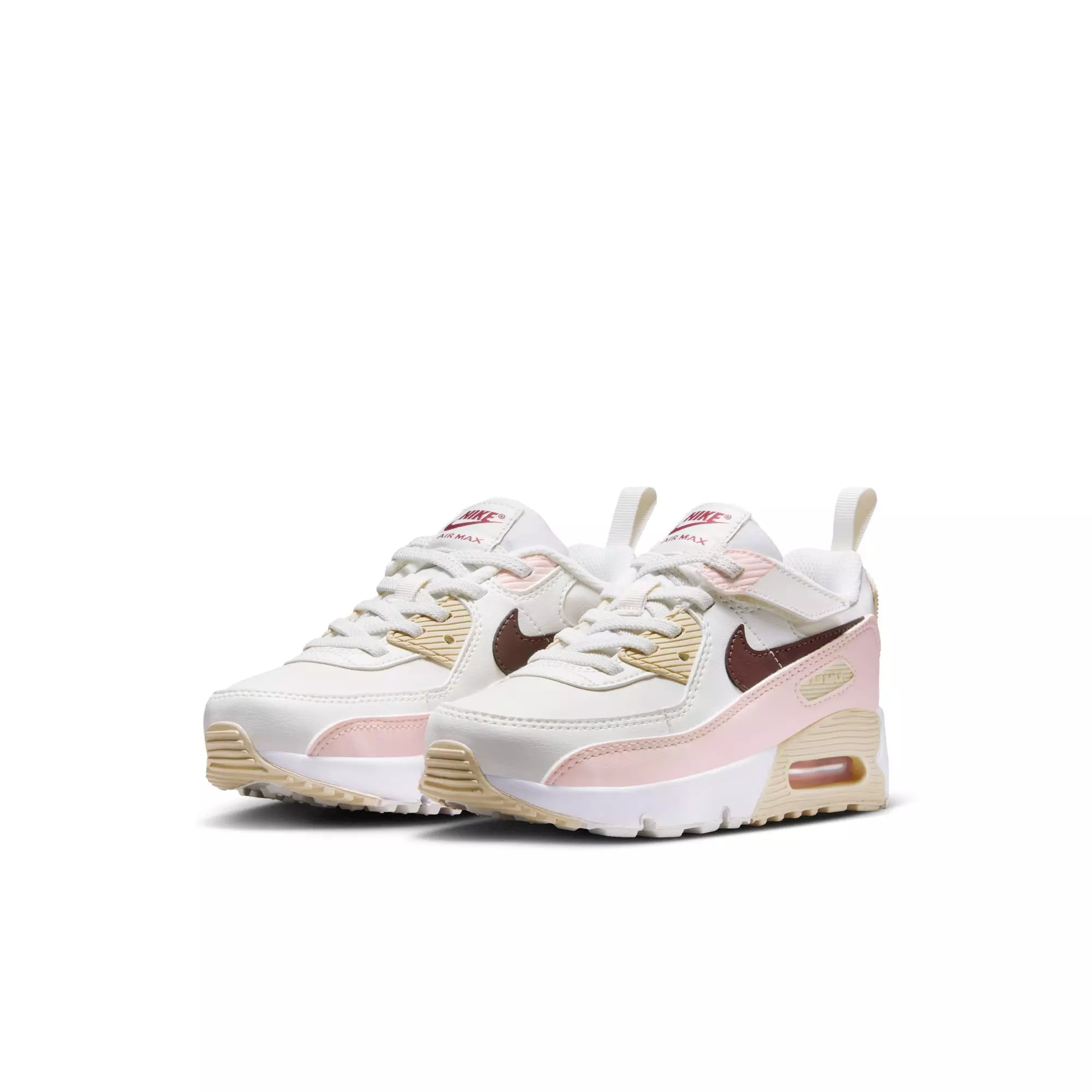 Nike Air Max 90 "Phantom/Echo Pink/Sail" Preschool Girls' Shoe - PINK/RED