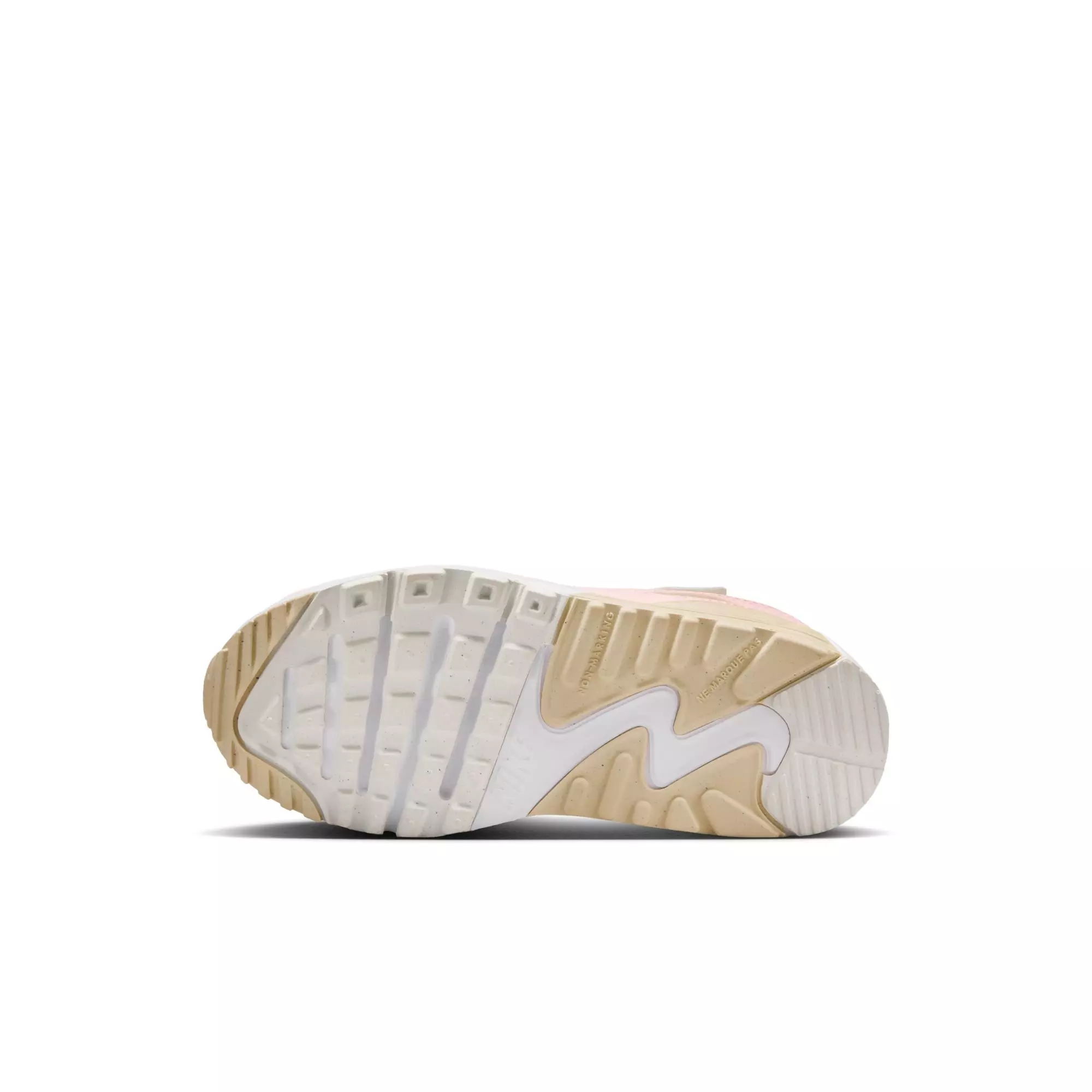 Nike Air Max 90 "Phantom/Dark Team Red/Echo Pink/Sail" Preschool Girls' Shoe - PINK/RED