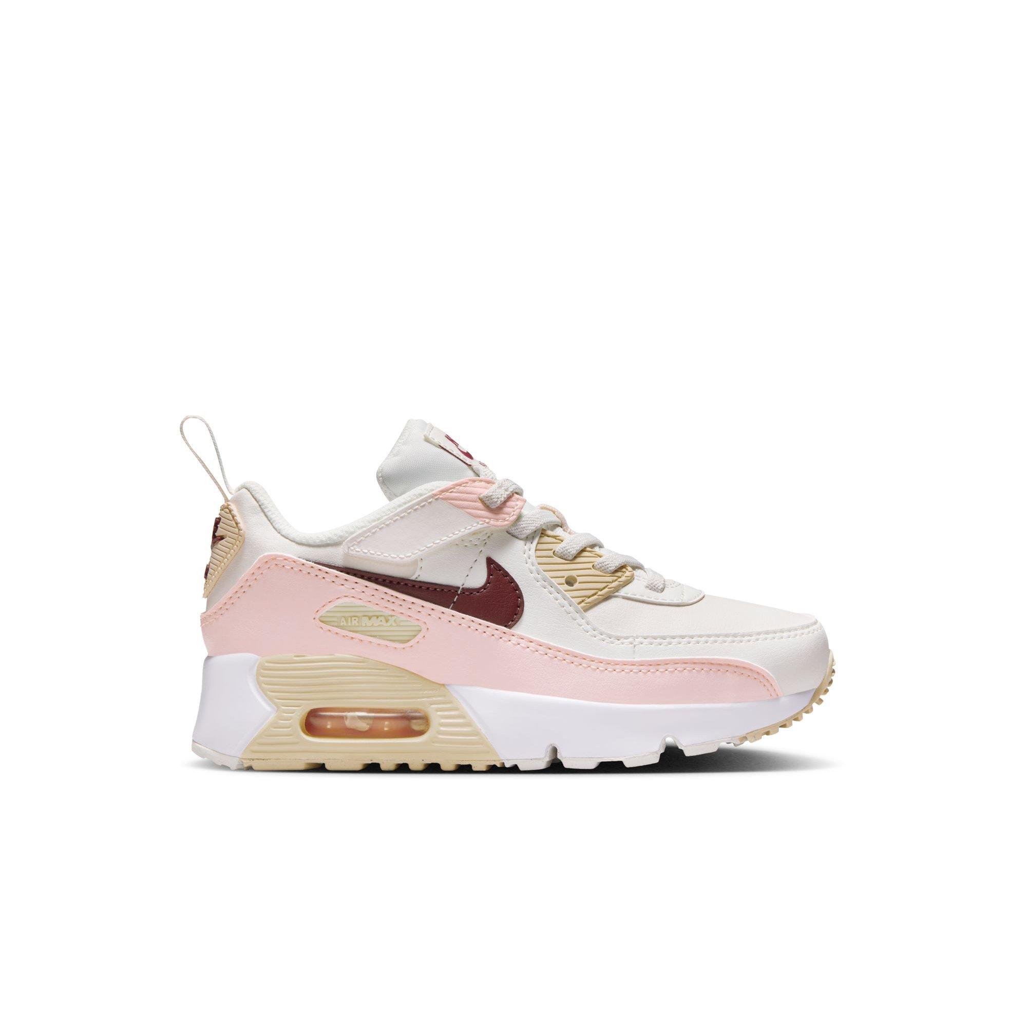 Nike Air Max 90 "Phantom/Echo Pink/Sail" Preschool Girls' Shoe - PINK/RED Thumbnail View 1