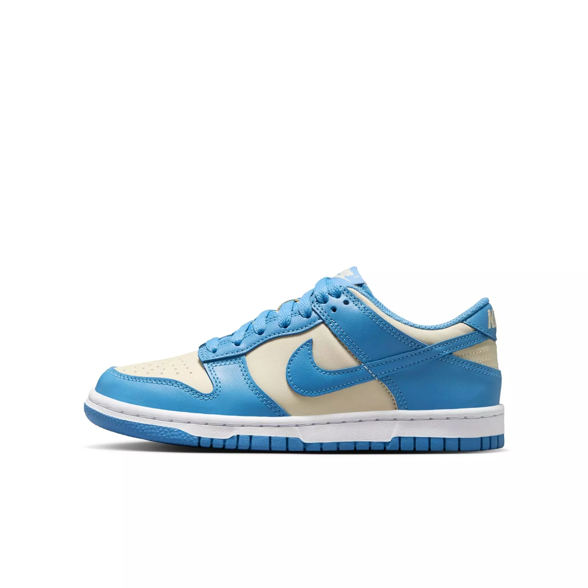 Nike Dunk Low "Blue Beyond/Beach/White" Grade School Girls' Shoe - BLUE/WHITE