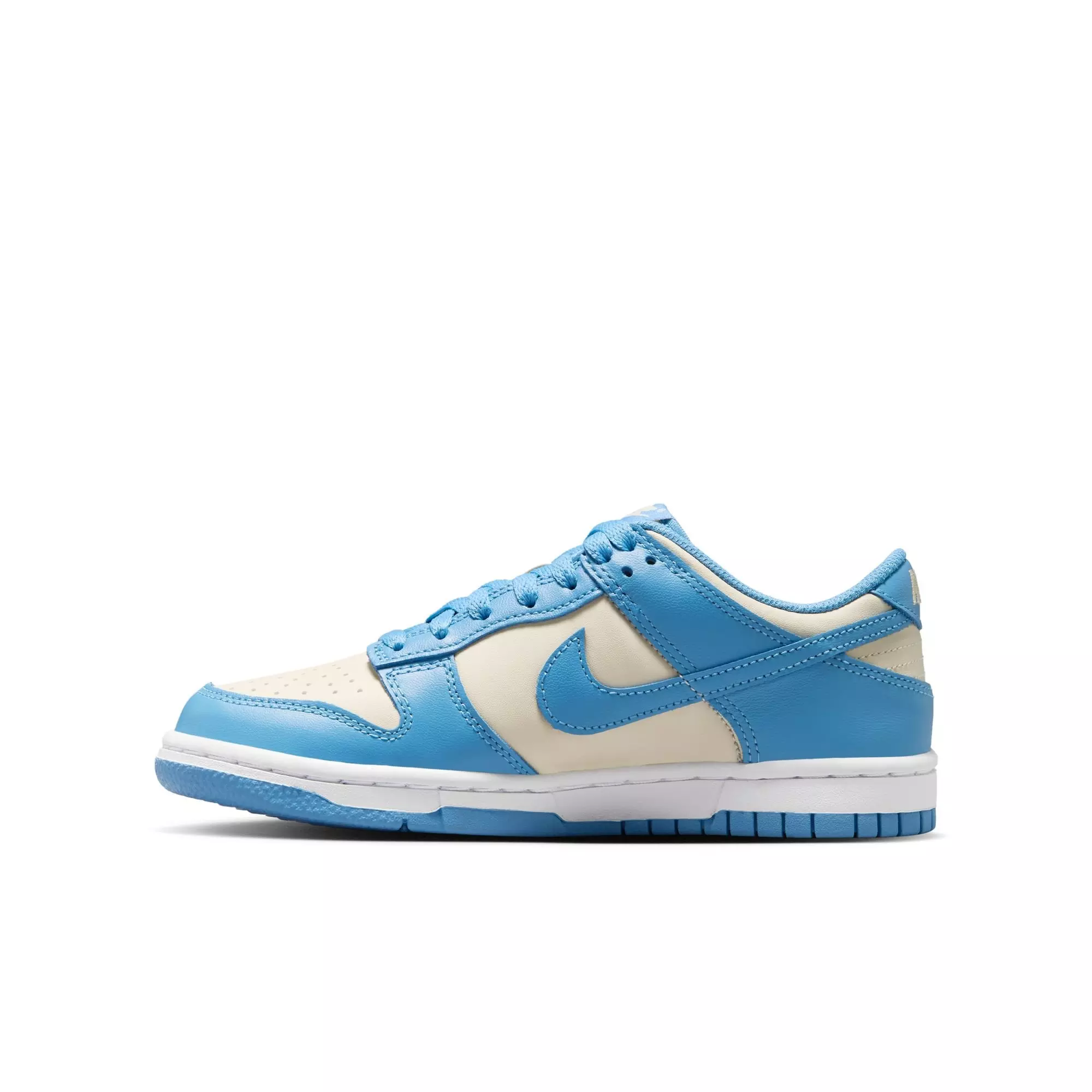 Nike Dunk Low "Blue Beyond/Beach/White" Grade School Girls' Shoe - BLUE/WHITE