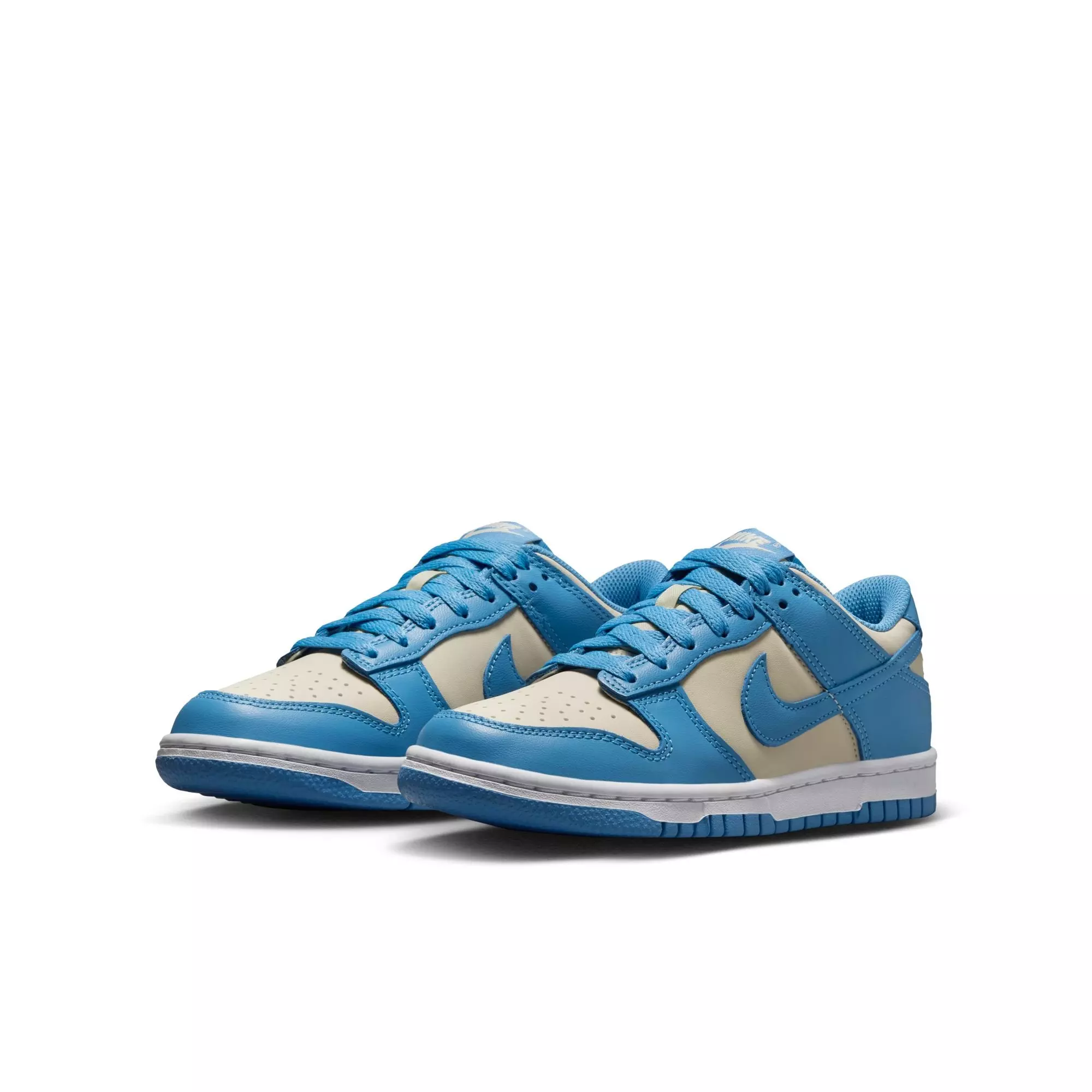 Nike Dunk Low "Blue Beyond/Beach/White" Grade School Girls' Shoe - BLUE/WHITE
