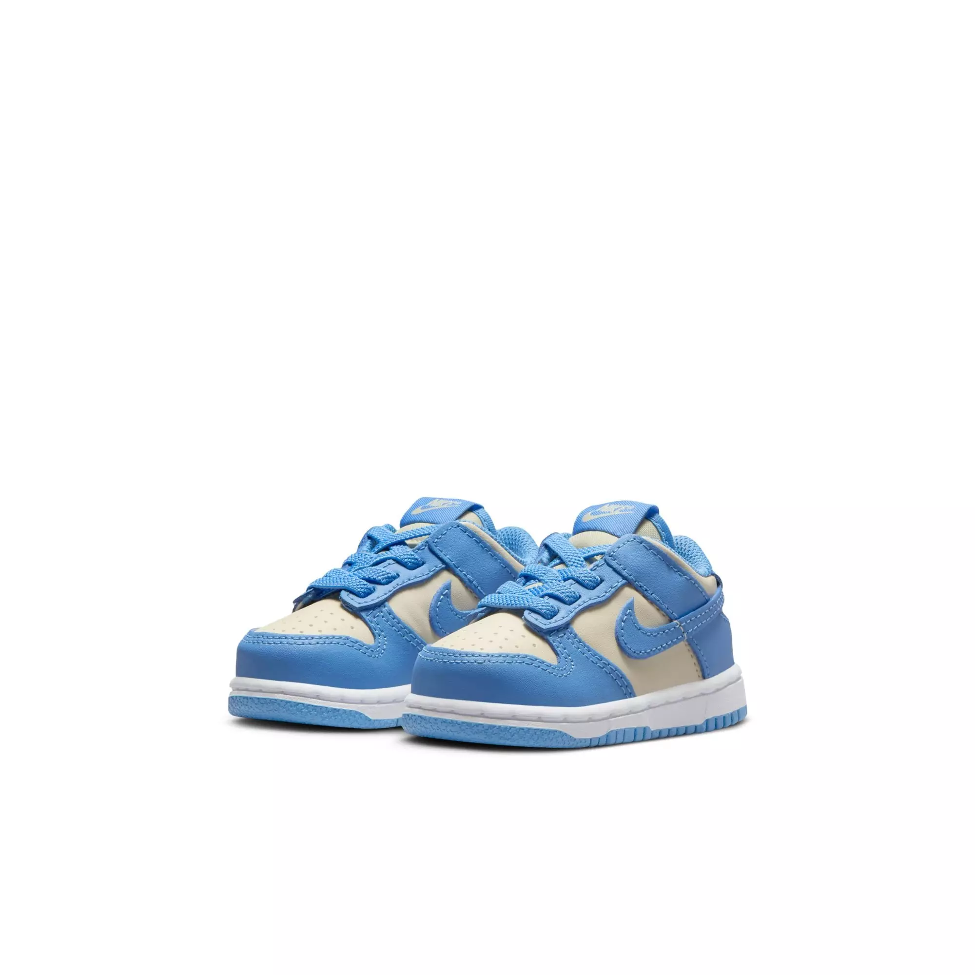 Nike Dunk Low "Blue Beyond/Beach/White" Toddler Girls' Shoe - WHITE/BLUE