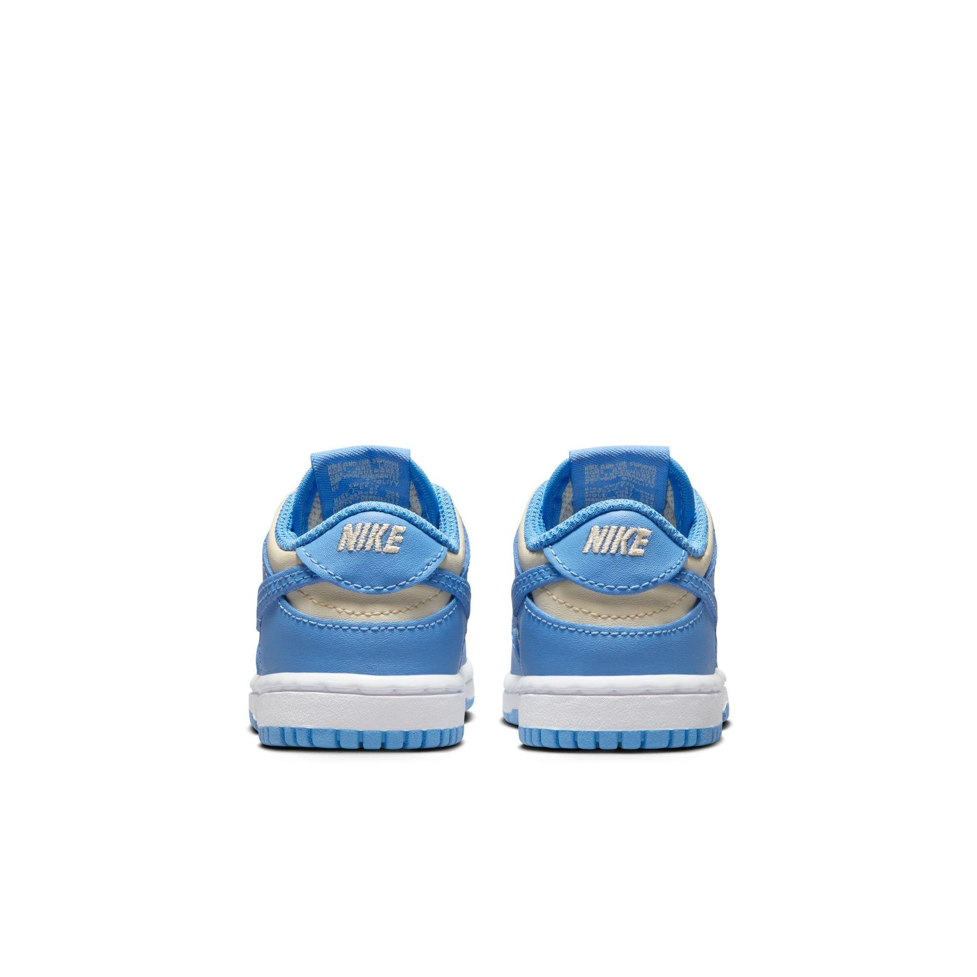 Nike Dunk Low Toddler Girls' "Blue Beyond/Beach/White" Shoe