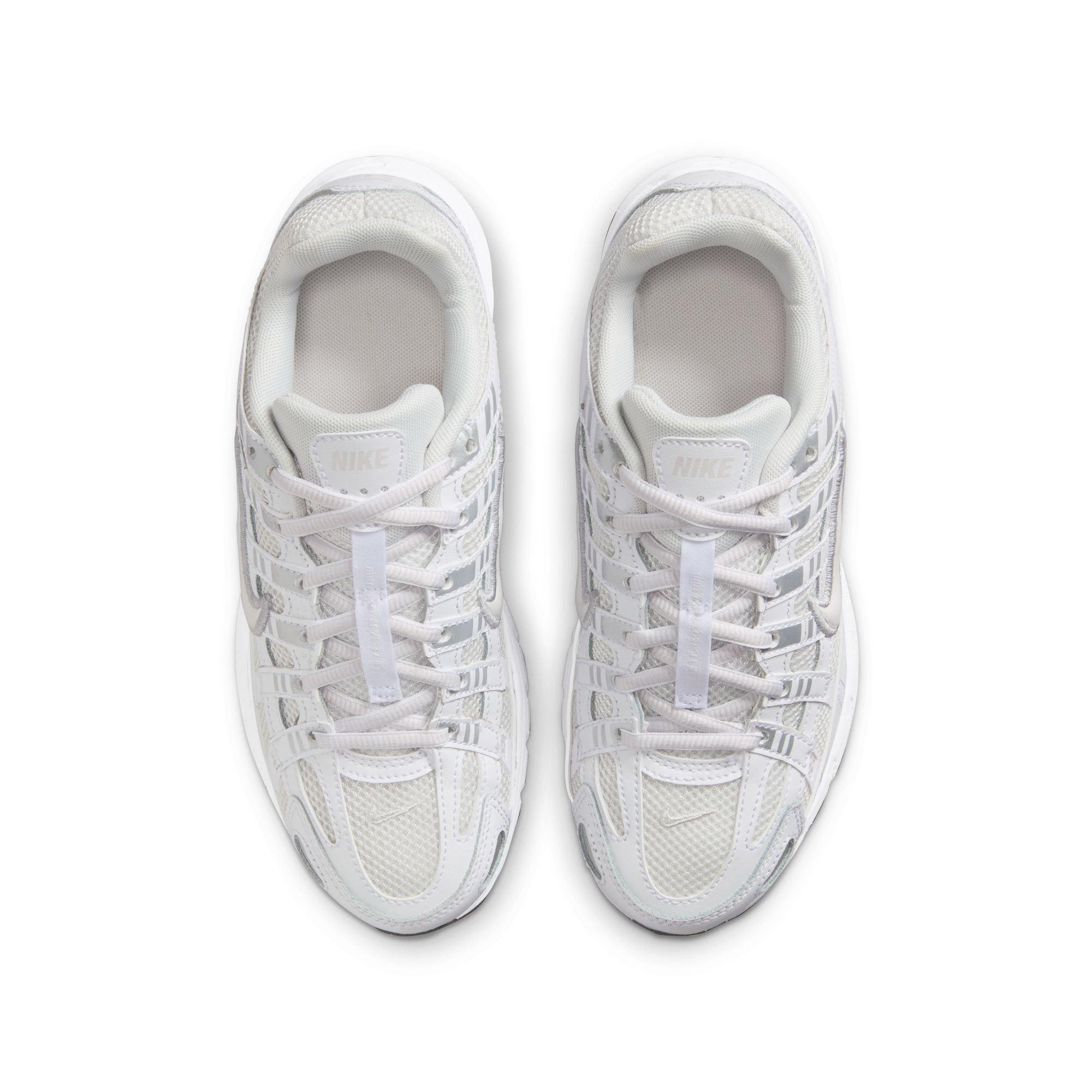 Nike P-6000 Grade School Girls' "Platinum Tint/White" Shoe