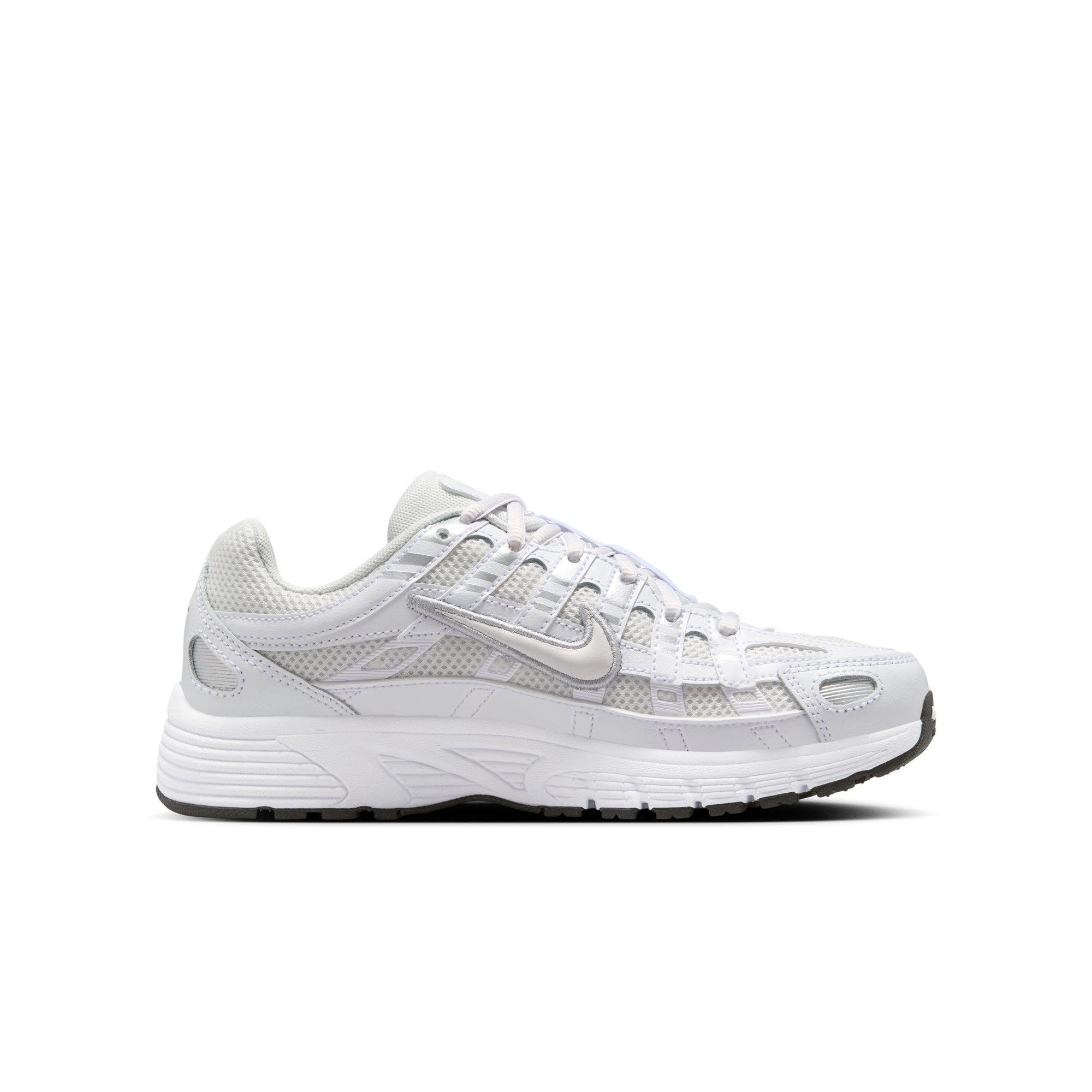 Nike P-6000 Grade School Girls' "Platinum Tint/White" Shoe