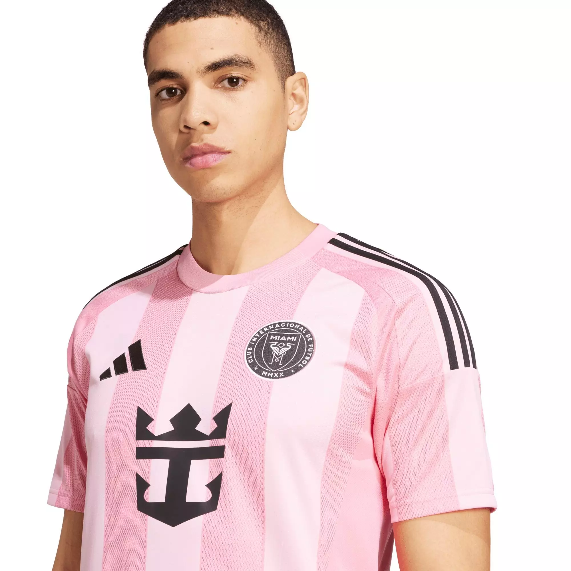 adidas Men's Inter Miami Home Messi Jersey-Pink - PINK