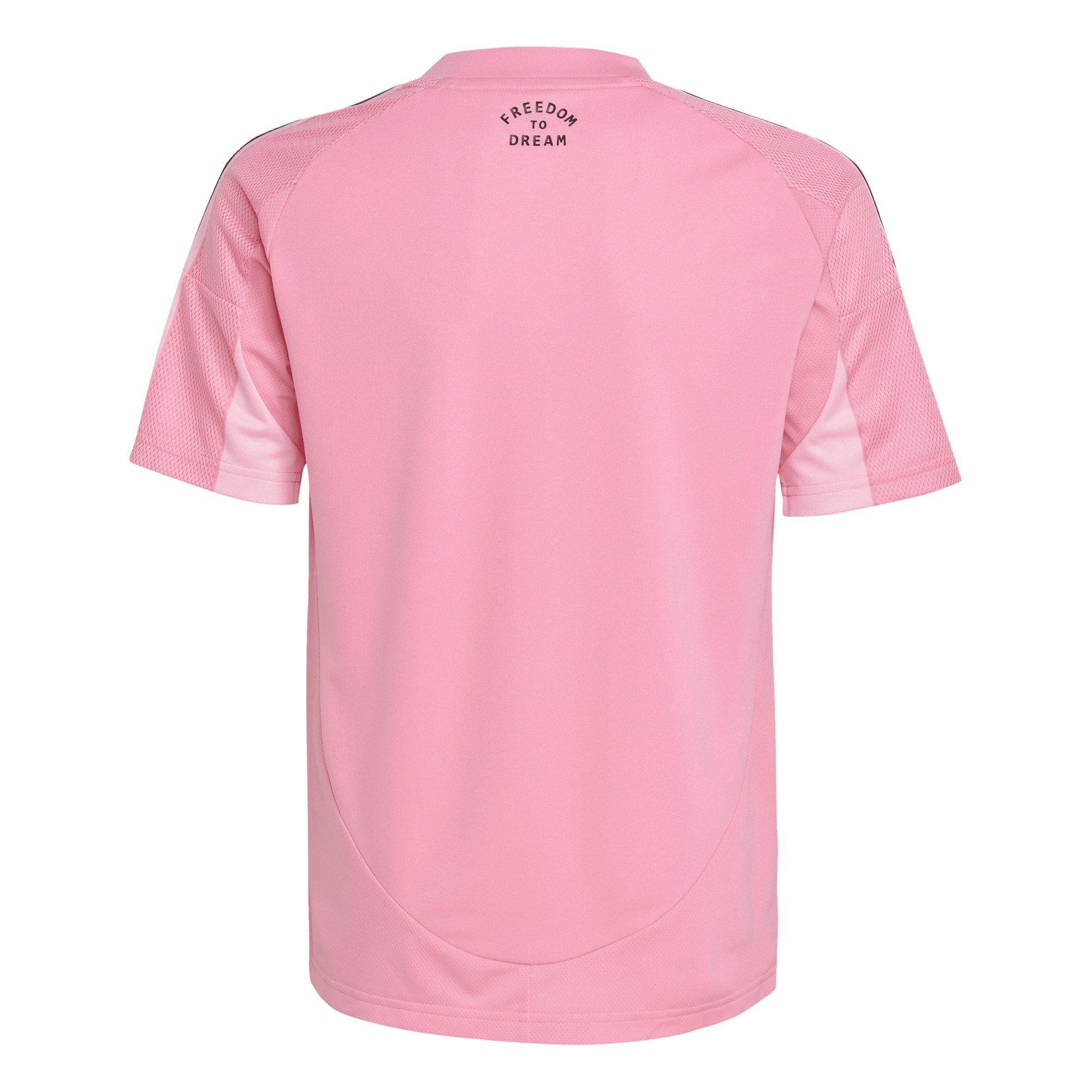 adidas Inter Miami Home Messi Big Kids' Pink Jersey