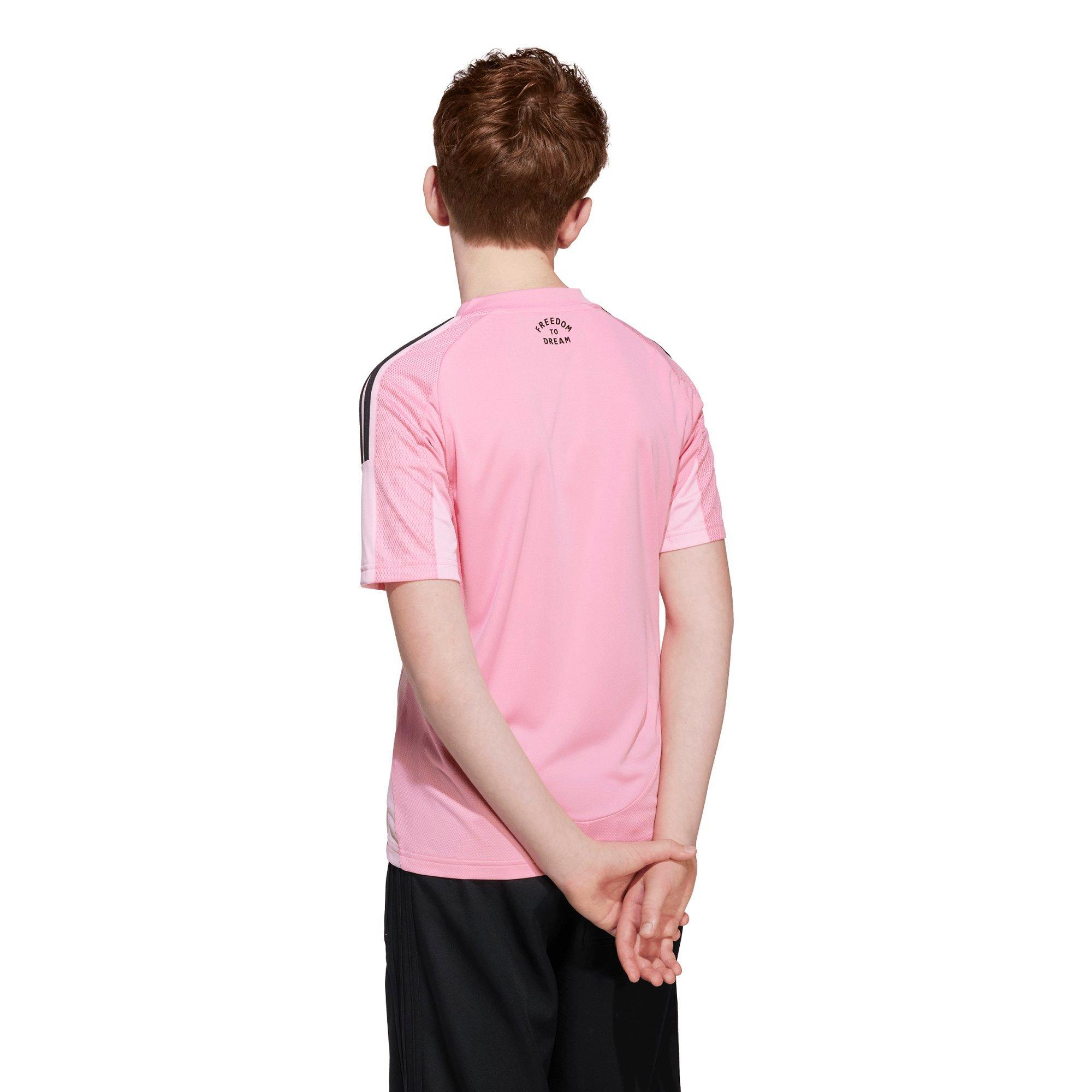 adidas Inter Miami Home Messi Big Kids' Pink Jersey