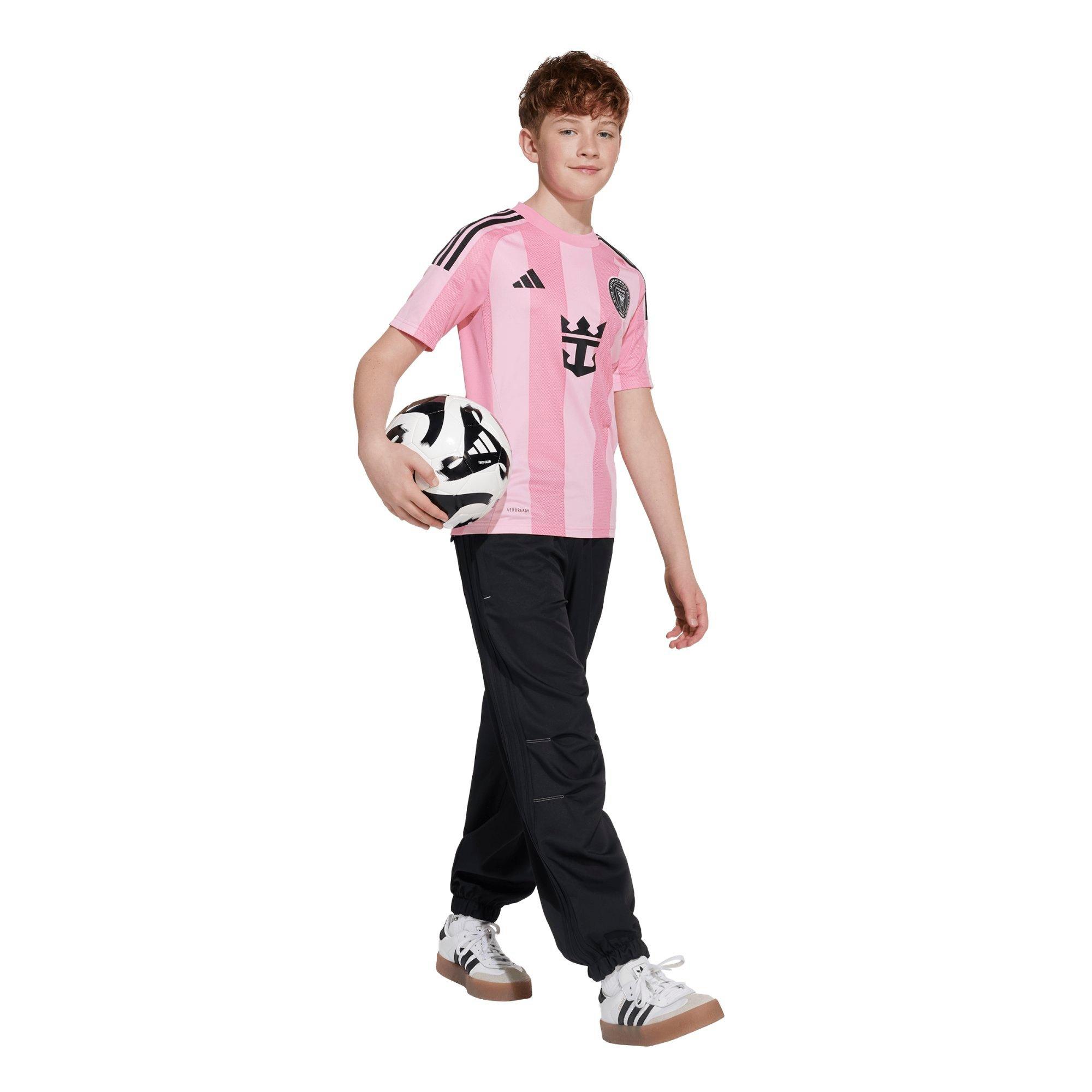 adidas Inter Miami Home Messi Big Kids' Pink Jersey