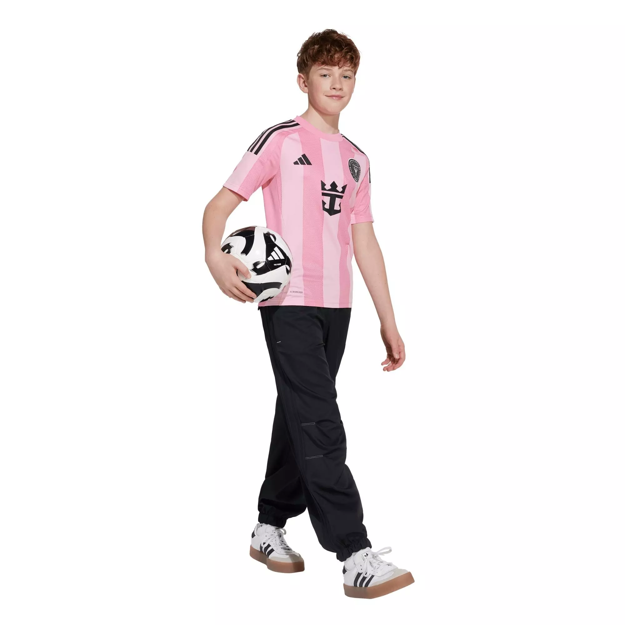 adidas Youth Inter Miami Home Messi Jersey-Pink - PINK