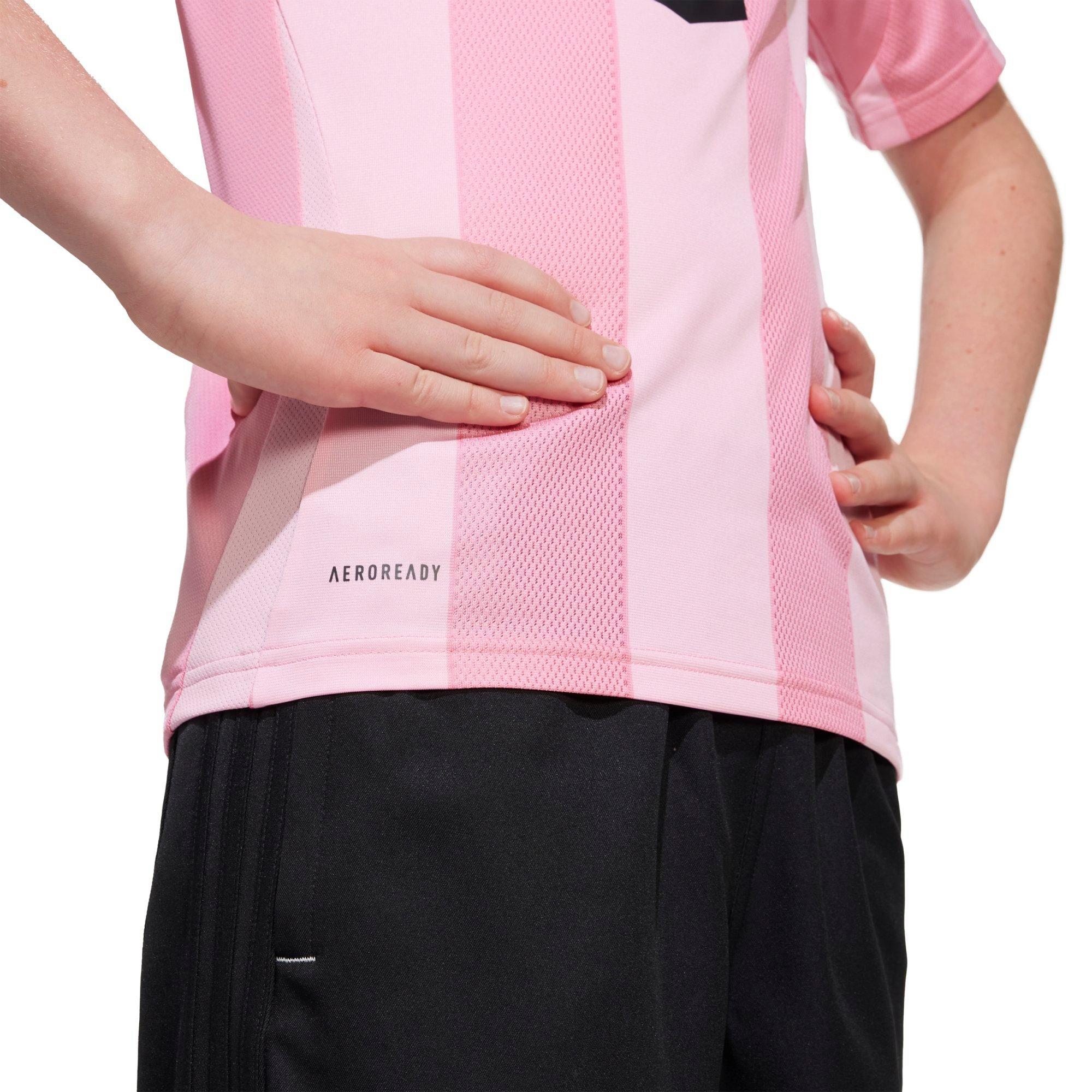 adidas Inter Miami Home Messi Big Kids' Pink Jersey