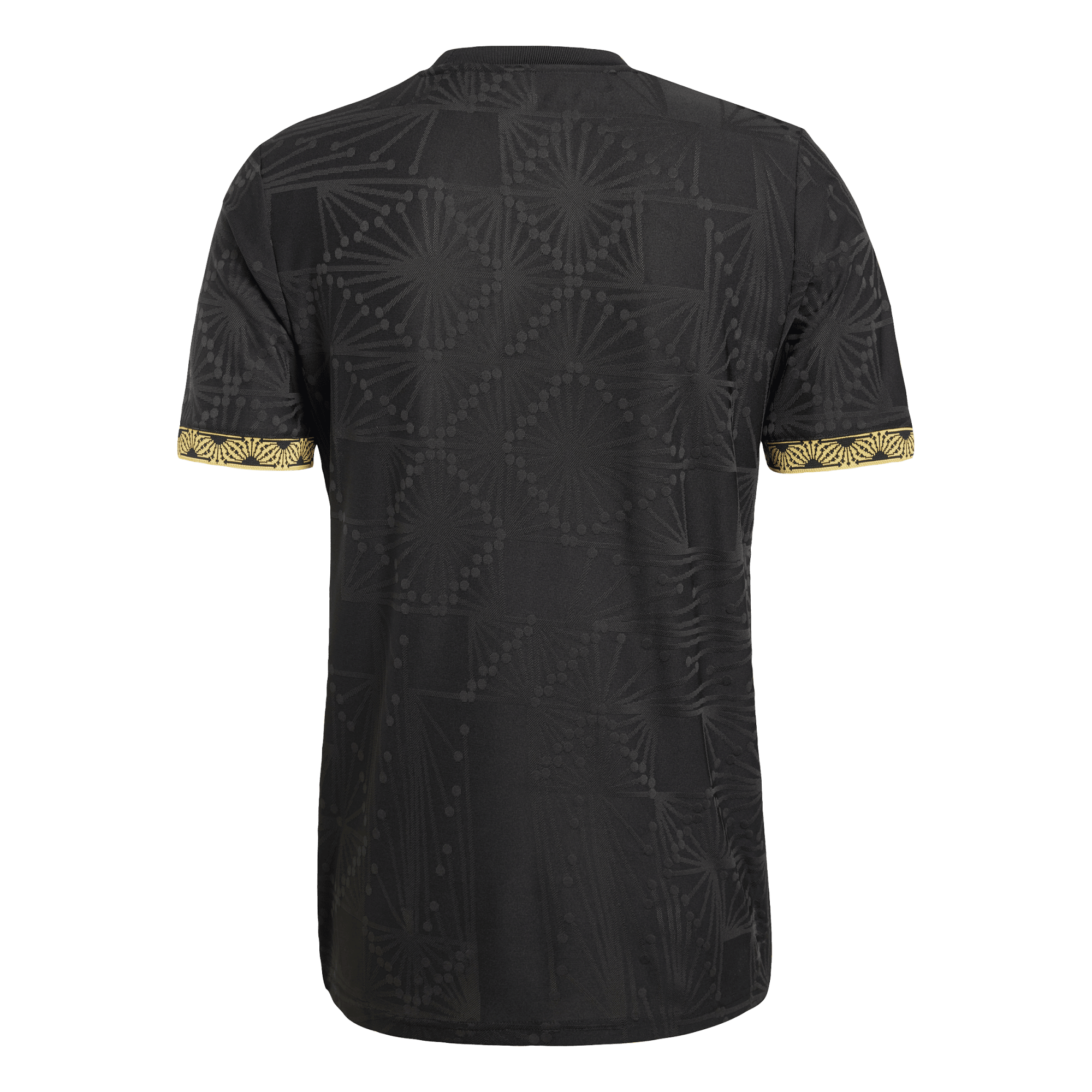adidas Men's 2024 Mexico Jersey-Black/Gold - BLACK/GOLD Thumbnail View 2