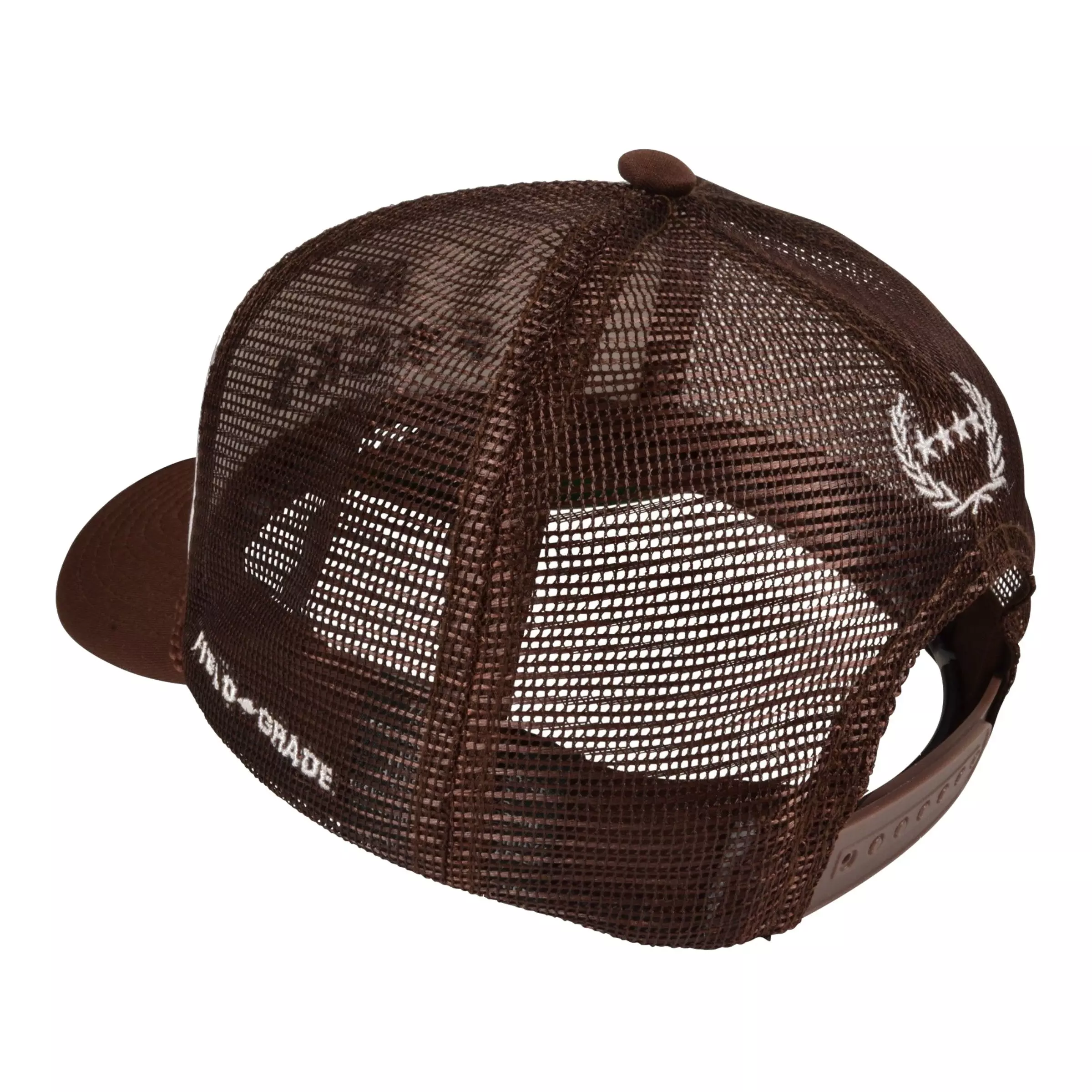 Field Grade No F*cks Given Trucker Snapback-Brown/White - BROWN/WHITE