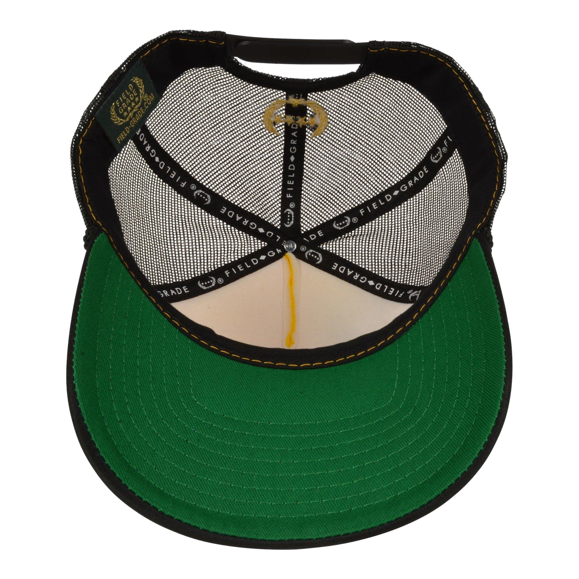 Field Grade Beware of Dog Foam Trucker Snapback-Yellow/Black - YELLOW/BLACK Thumbnail View 4