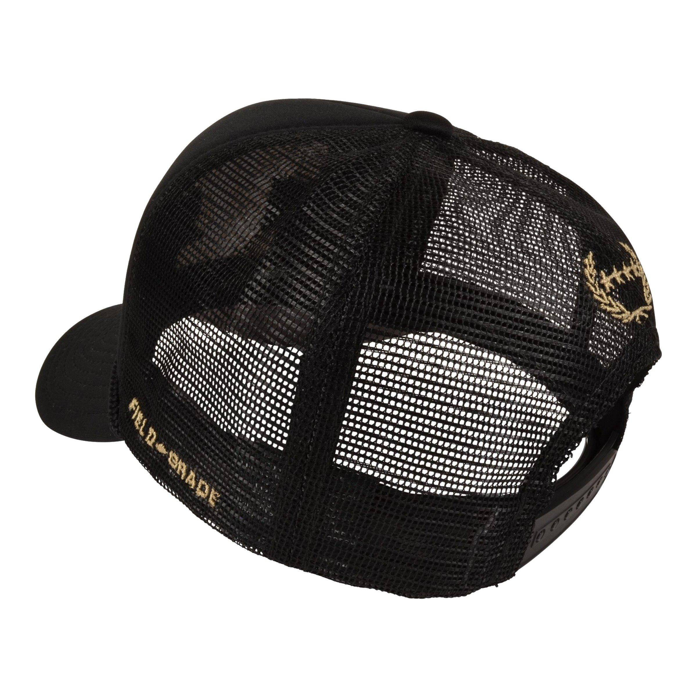 Field Grade Don't Ask Me Trucker Snapback-Black - BLACK Thumbnail View 3