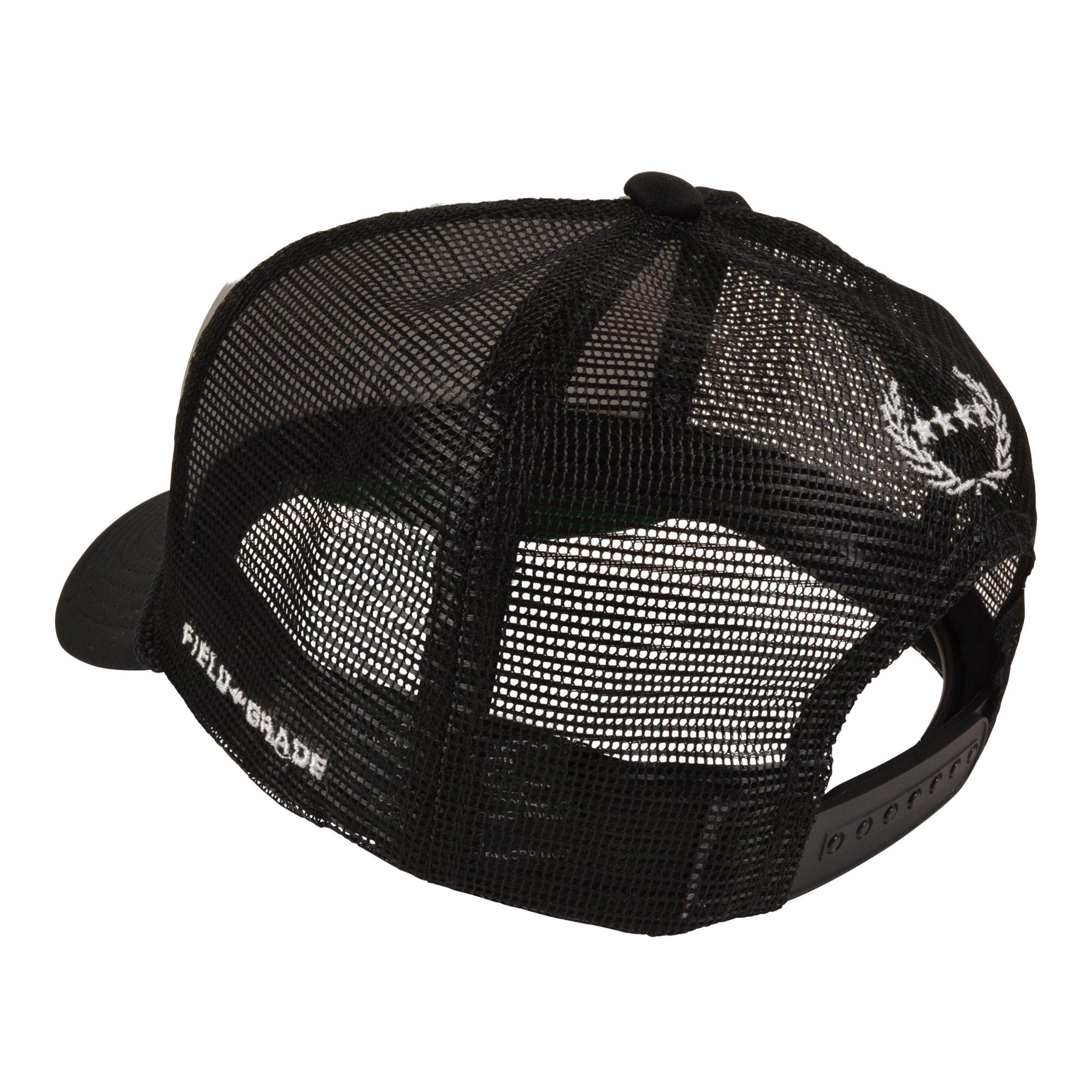 Field Grade Respectfully Corded Twill Snapback Hat-Grey/Black - GREY/BLACK Thumbnail View 3