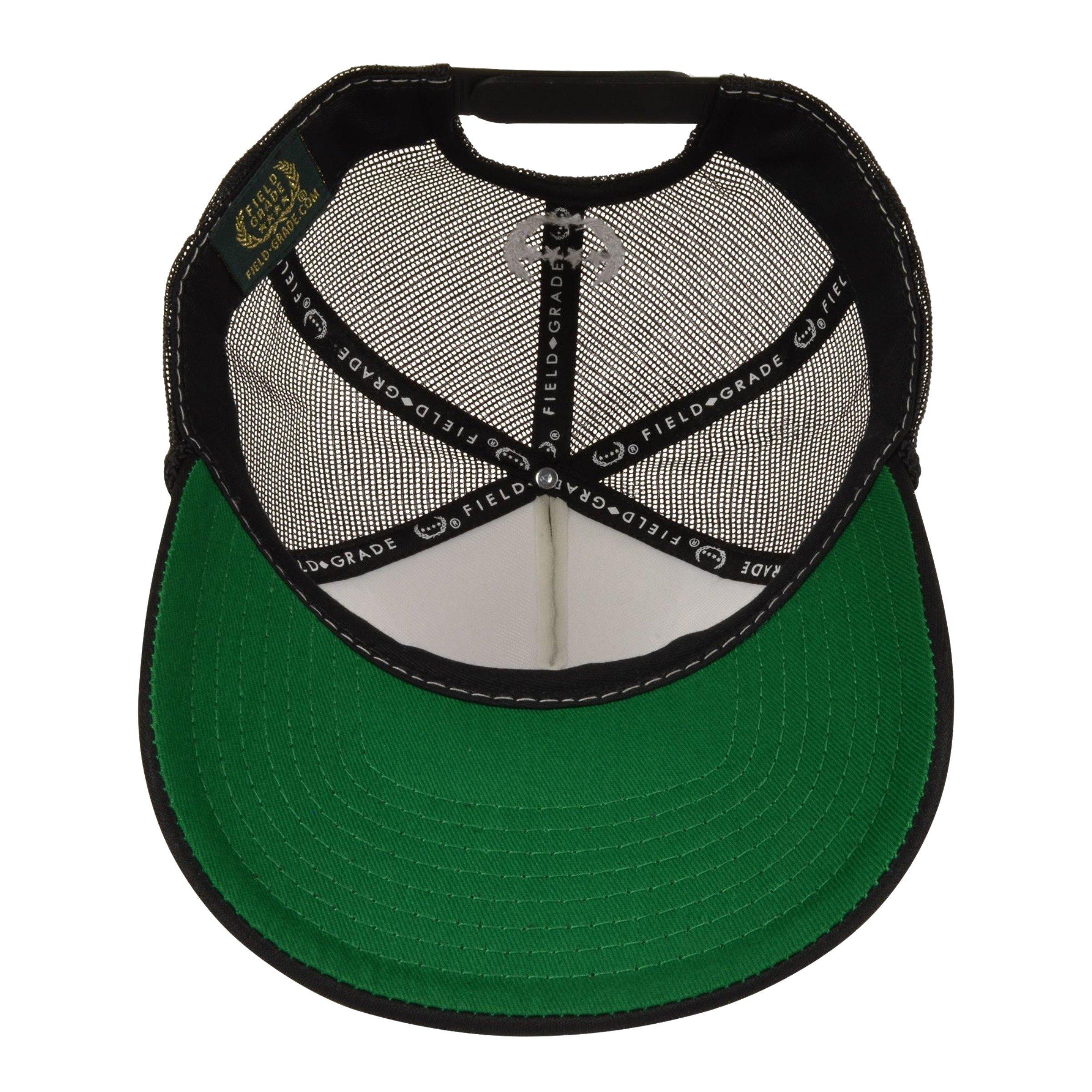 Field Grade Respectfully Corded Twill Snapback Hat-Grey/Black - GREY/BLACK Thumbnail View 4