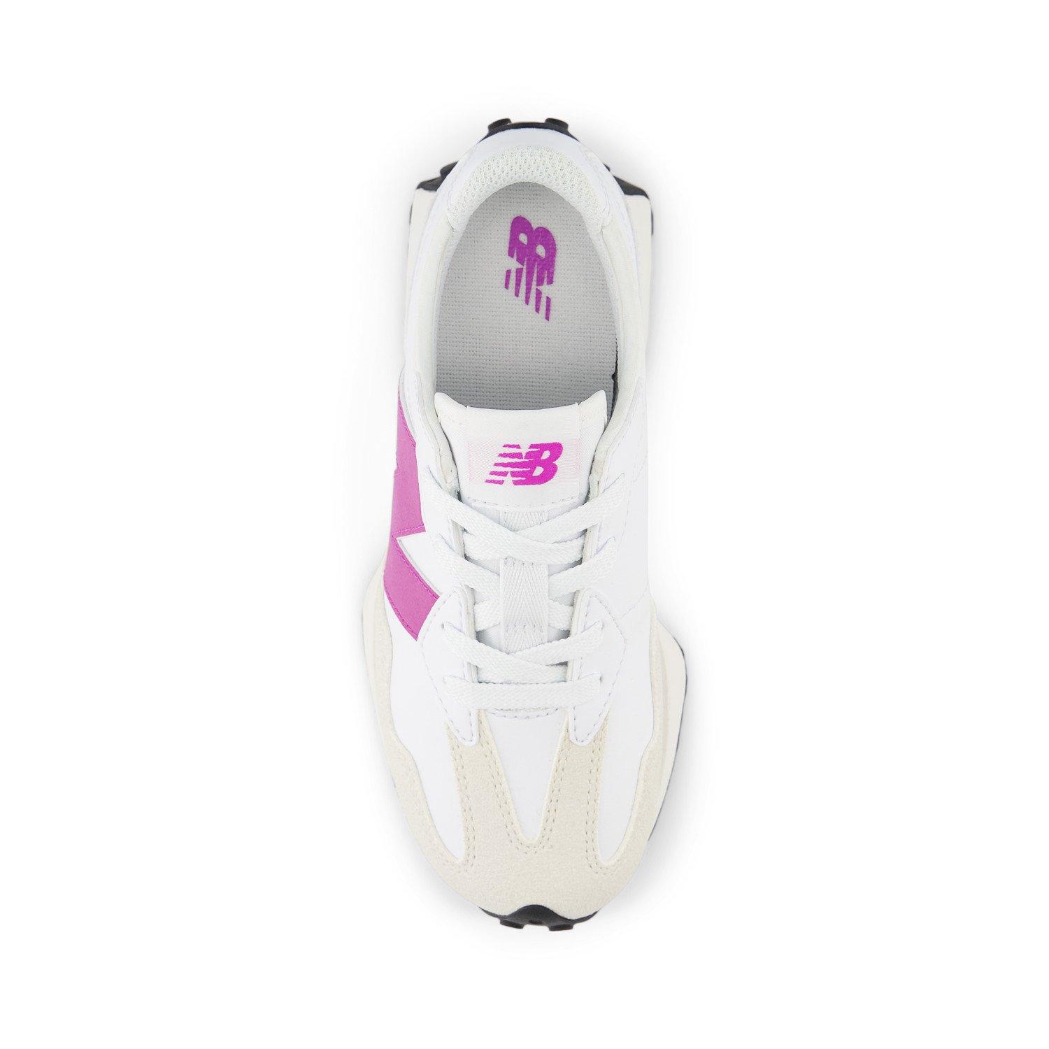 New Balance 327 Preschool Girls' "White/Pink" Shoe