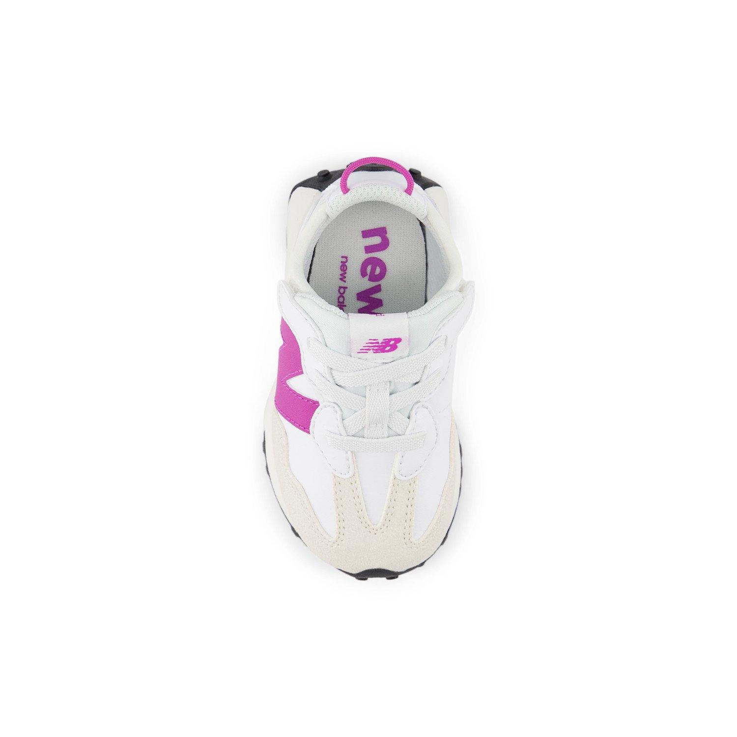 New Balance 327 Toddler Girls' "White/Pink" Shoe