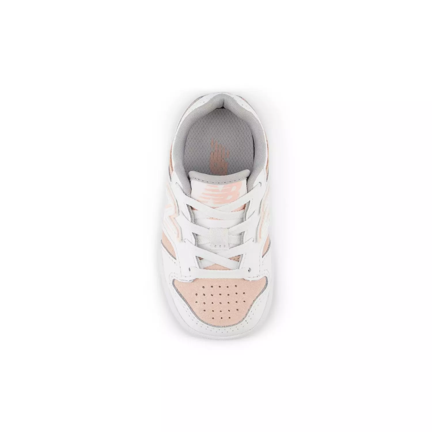 New Balance 480 "White/Pink" Toddler Girls' Shoe - WHITE/TAN