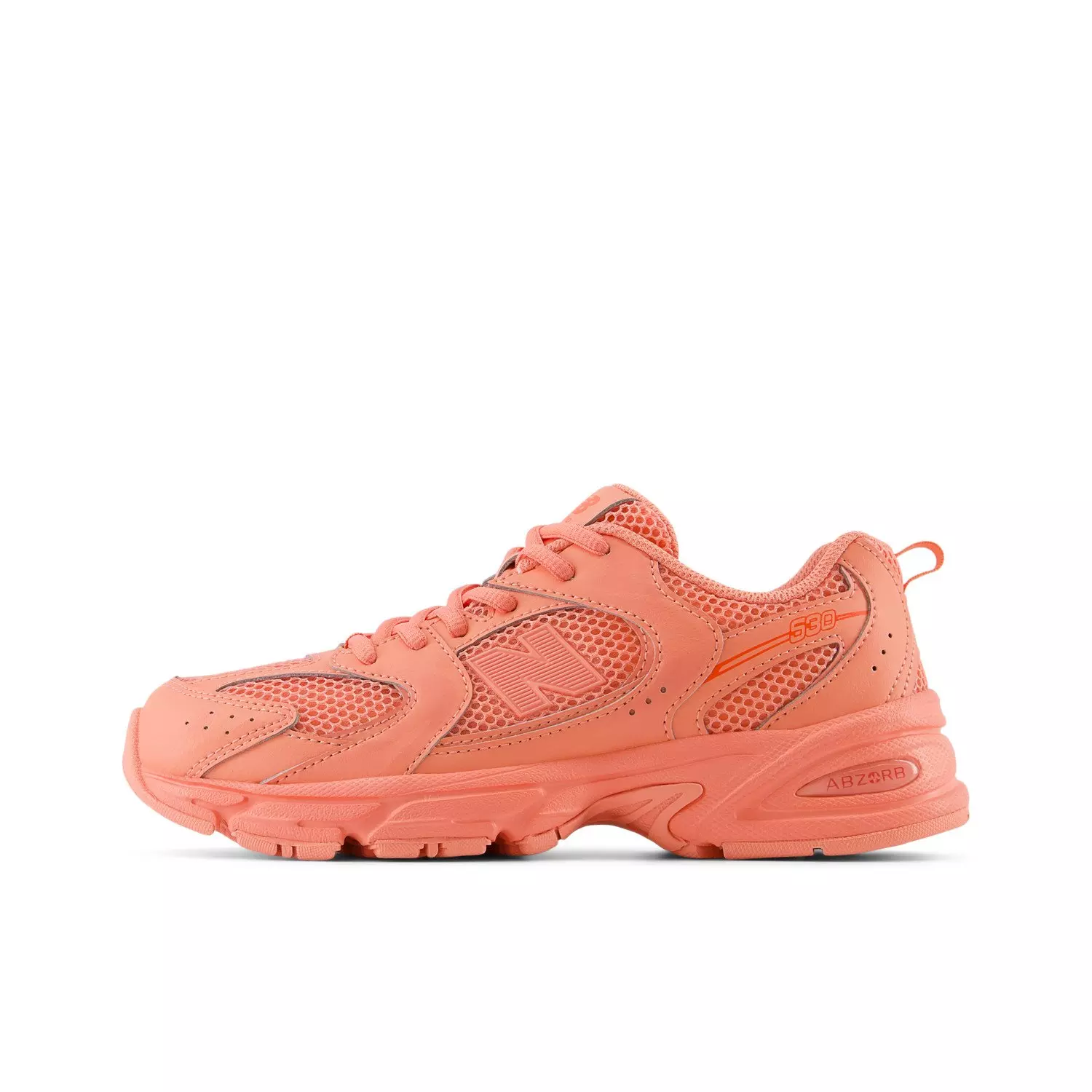 New Balance 530 "Orange" Grade School Girls' Shoe - RED