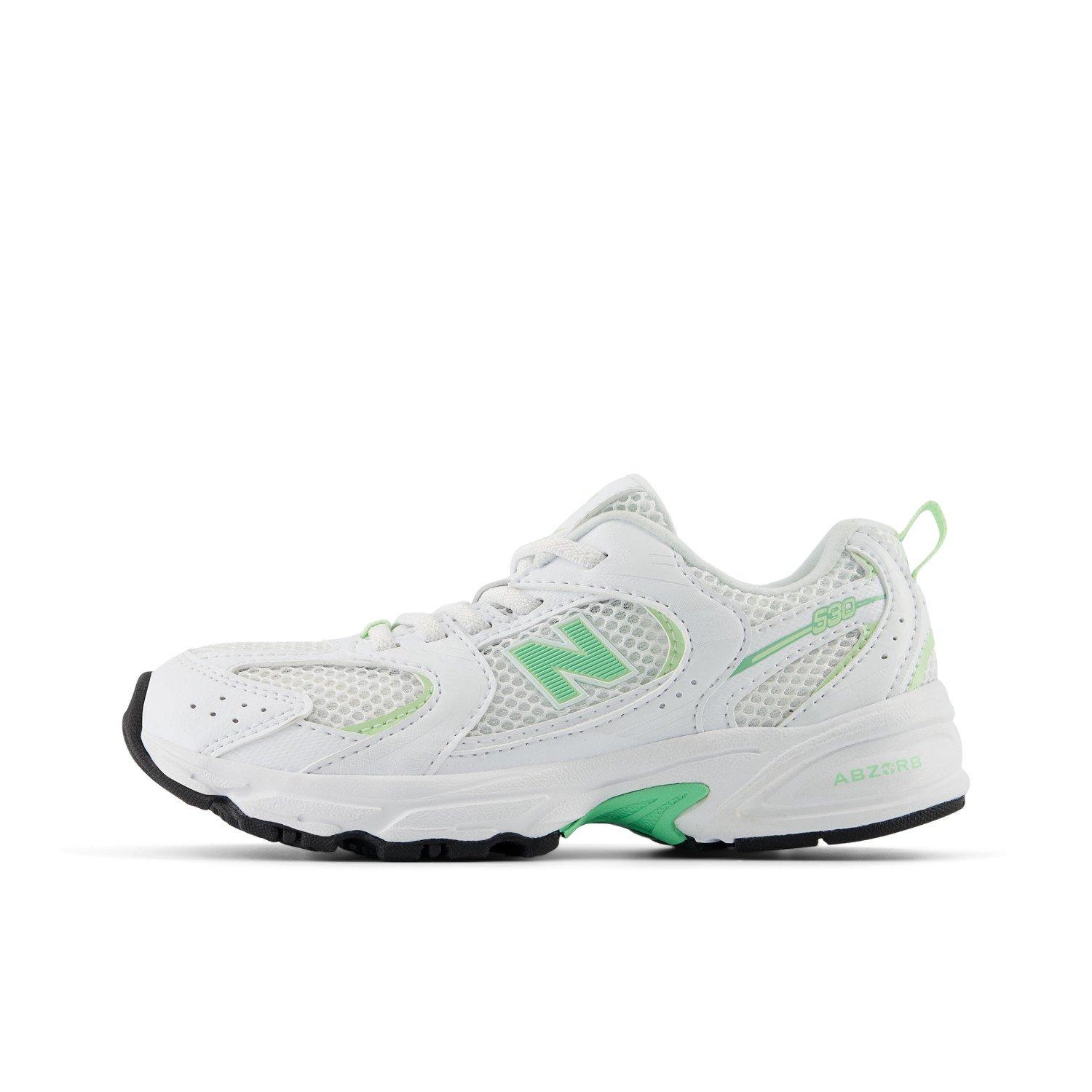 New Balance 530 Preschool Kids' "White/Green" Shoe