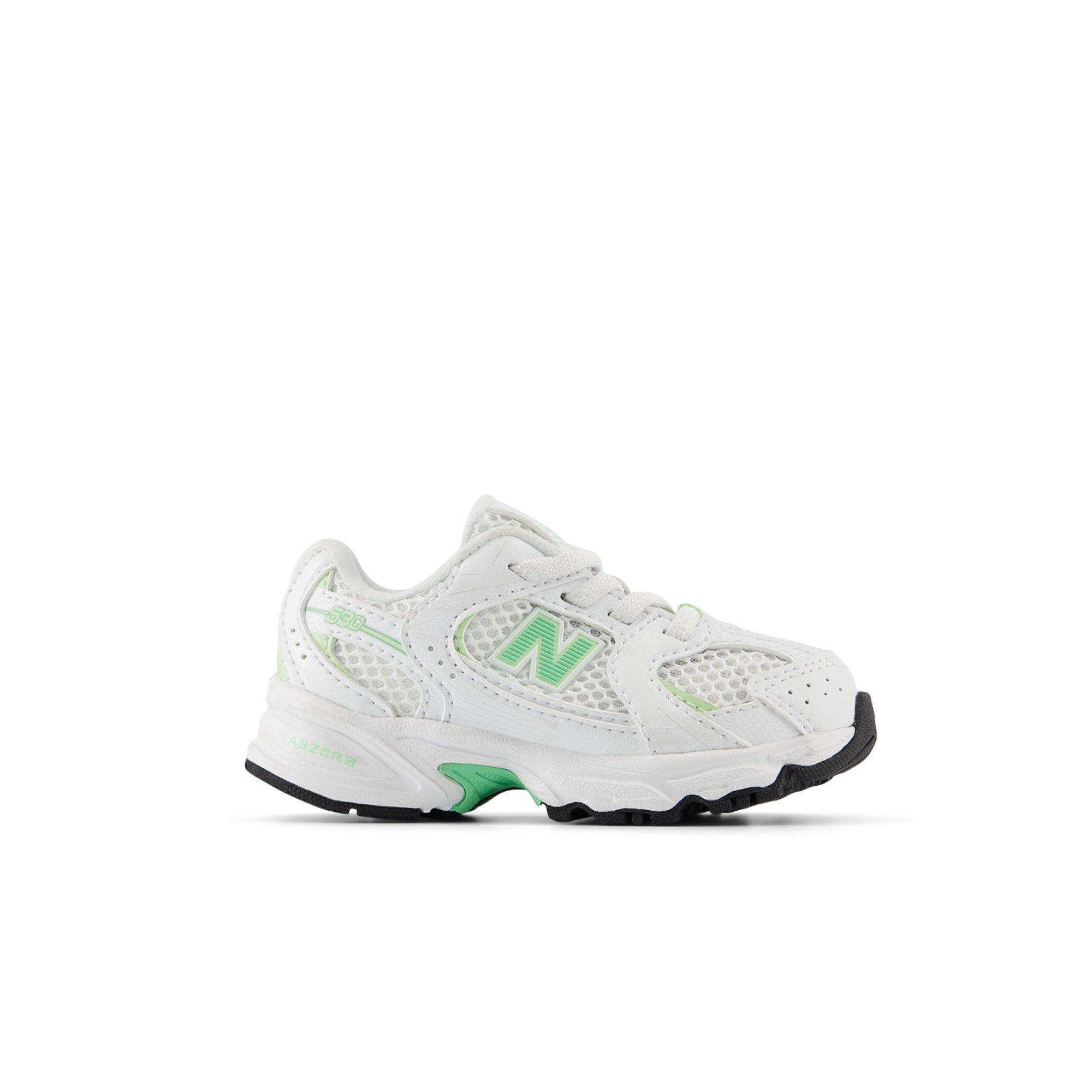 New Balance 530 "White/Green" Toddler Kids' Shoe - WHITE/GREEN