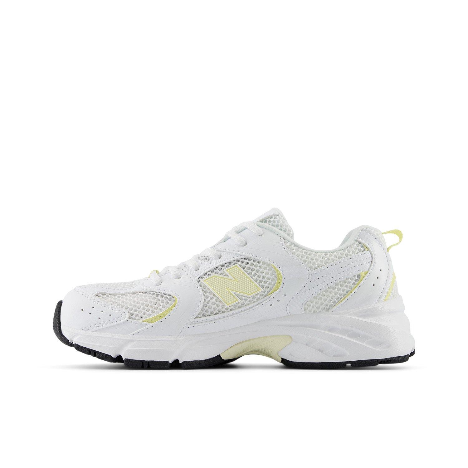 New Balance 530 Grade School Girls' "White/Yellow" Shoe