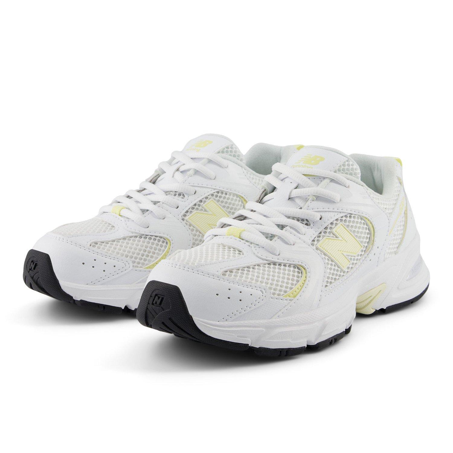 New Balance 530 Grade School Girls' "White/Yellow" Shoe