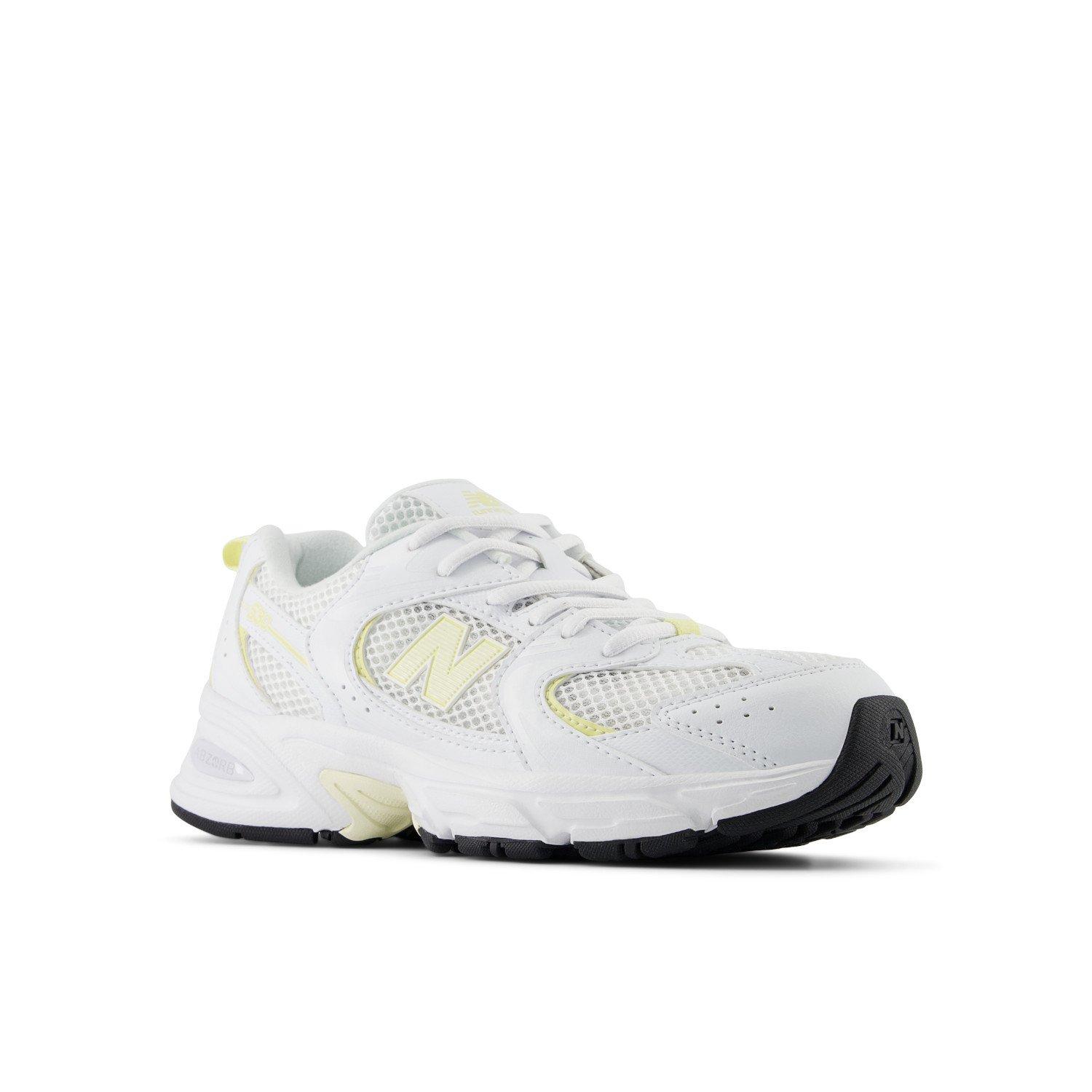 New Balance 530 Grade School Girls' "White/Yellow" Shoe