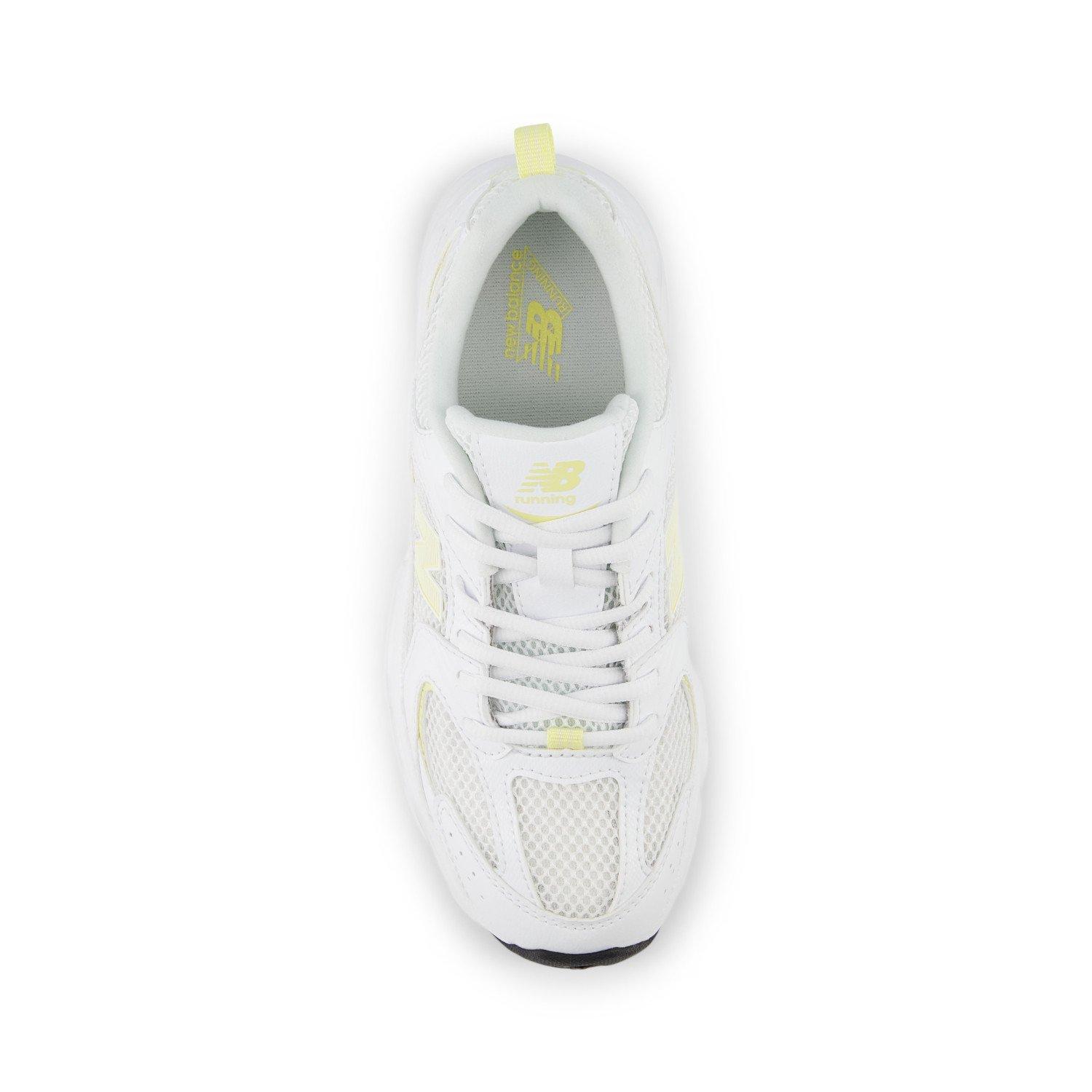 New Balance 530 Grade School Girls' "White/Yellow" Shoe