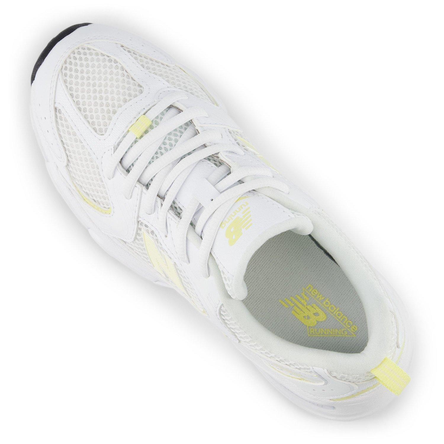 New Balance 530 Grade School Girls' "White/Yellow" Shoe