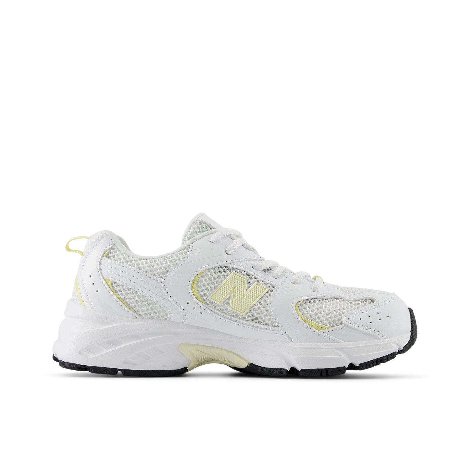 New Balance 530 Grade School Girls' "White/Yellow" Shoe