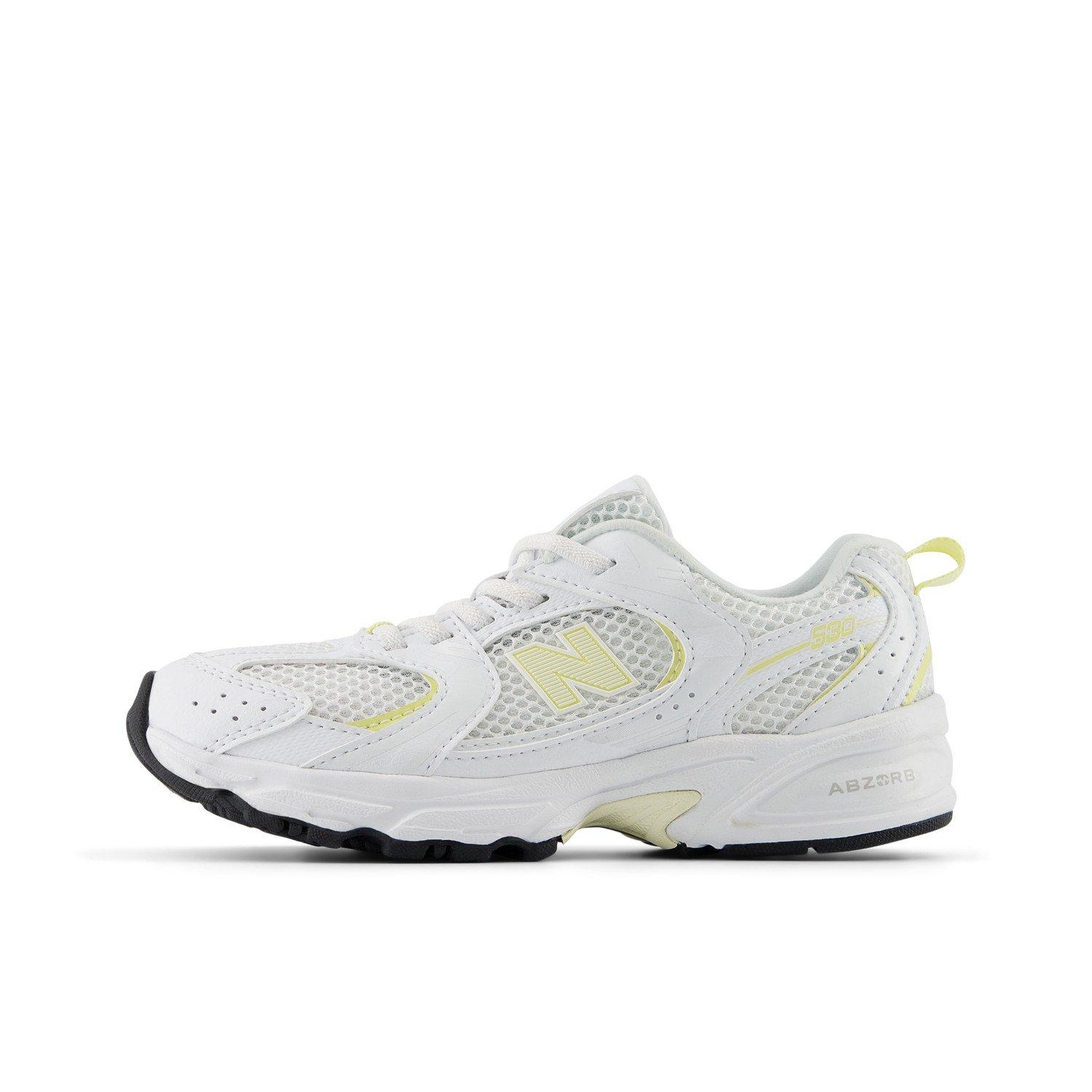 New Balance 530 Preschool Girls' "White/Yellow" Shoe